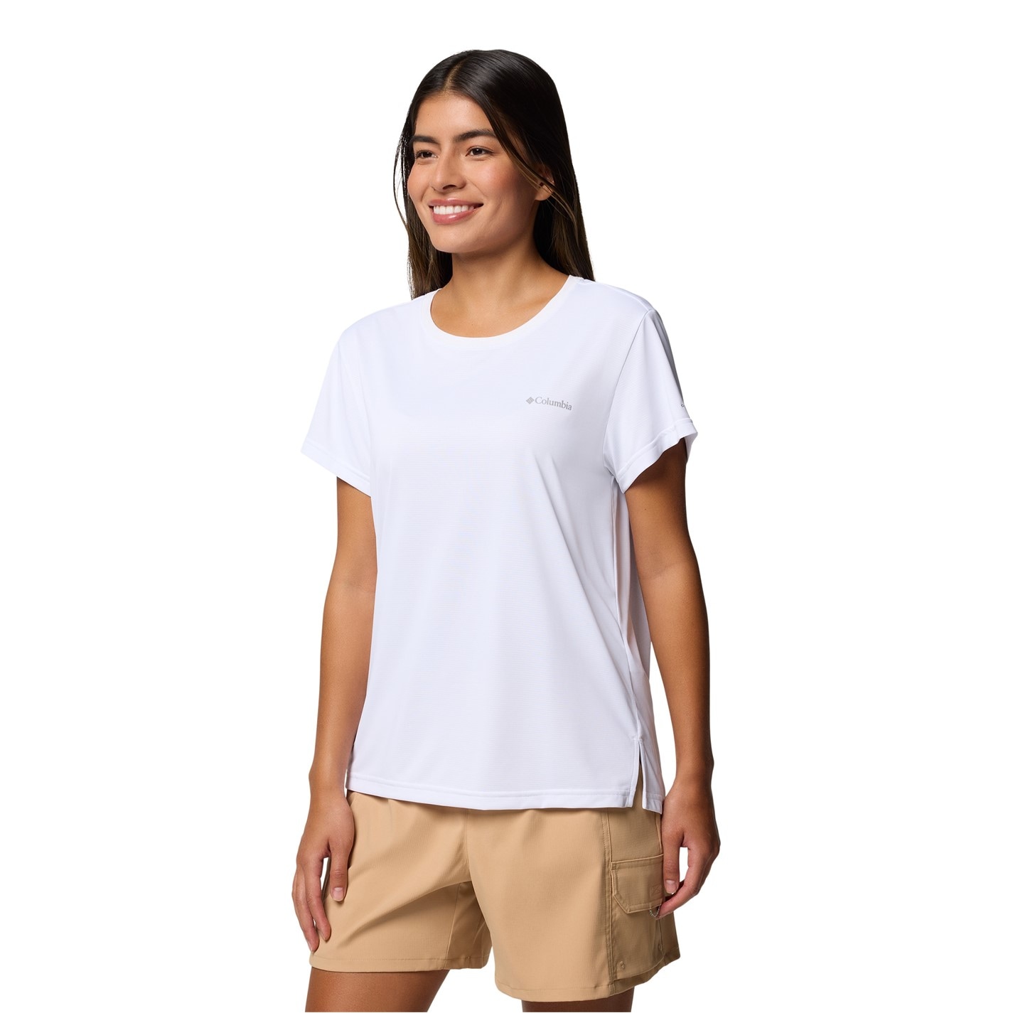 Tričko Columbia White 618103 BlueVista Hill™ SS Crew - 3