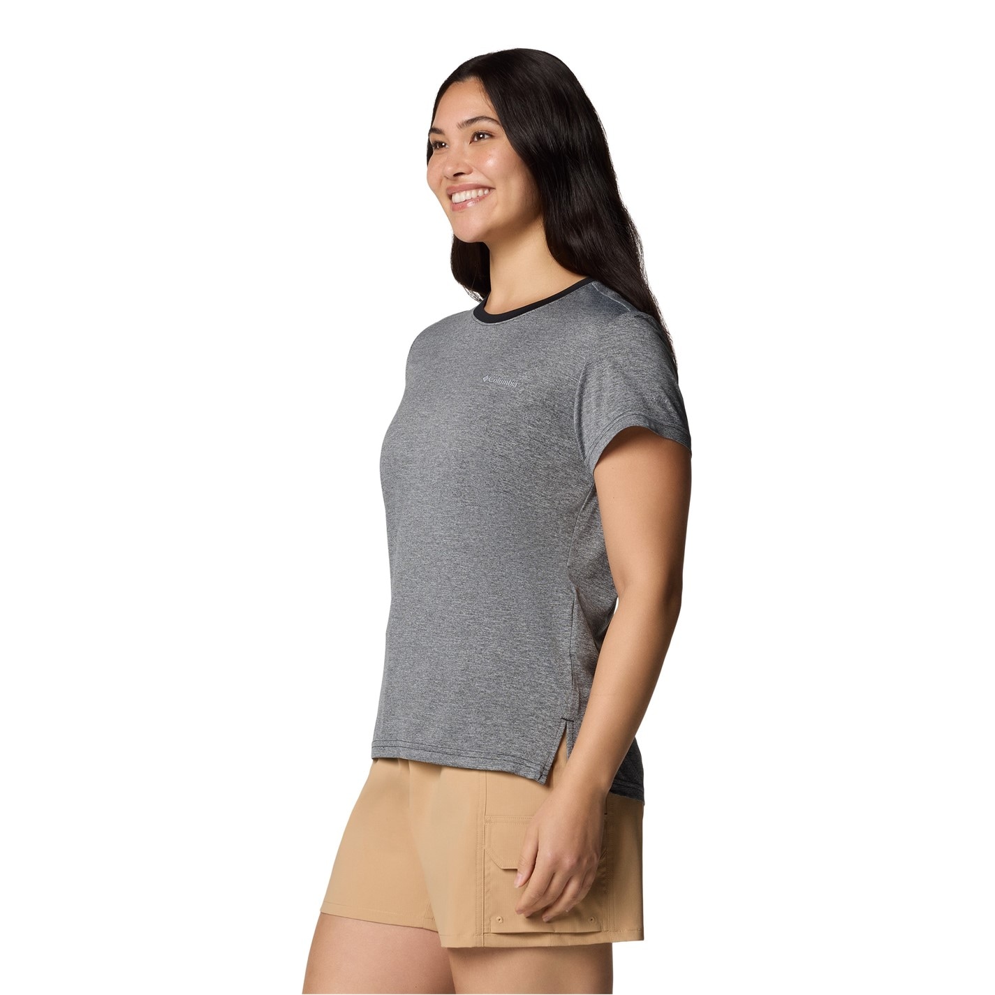 Tričko Columbia Black Heather 8981290 BlueVista Hill™ SS Crew - 3