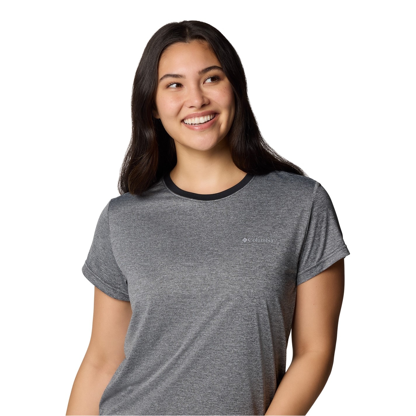 Tričko Columbia Black Heather 8981290 BlueVista Hill™ SS Crew - 4