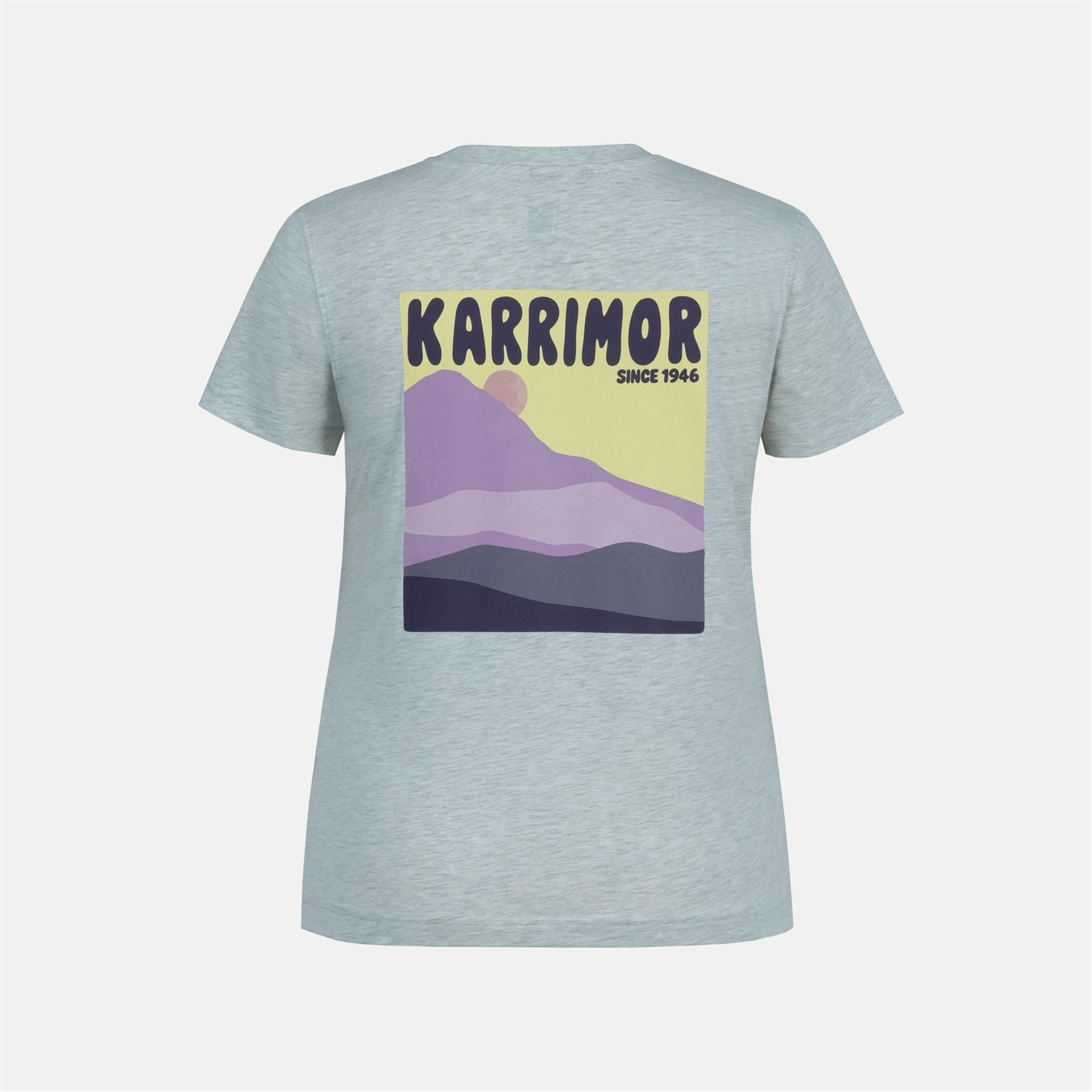 Tričko Karrimor Glacier Marl 4795531 Women's Logo Cotton Short Sleeve Crew Neck T-Shirt - 3