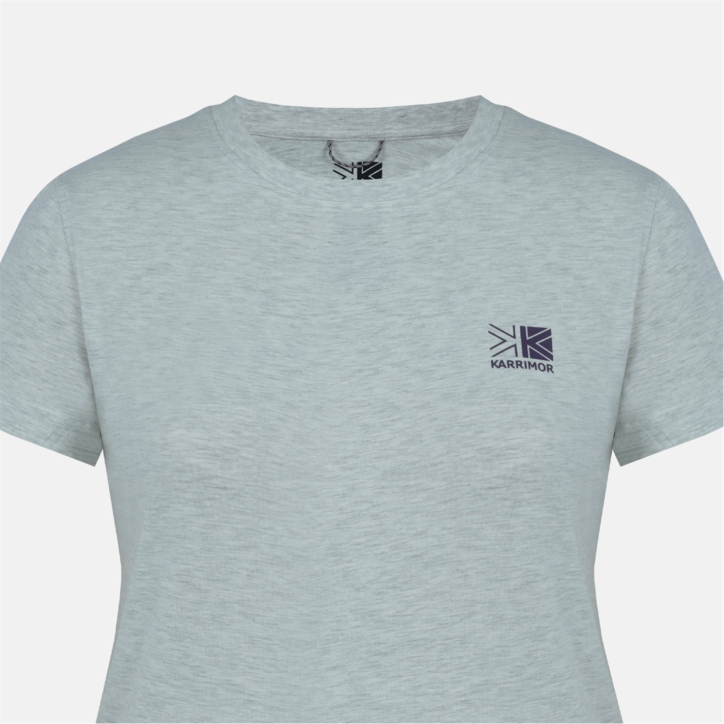Tričko Karrimor Glacier Marl 4795531 Women's Logo Cotton Short Sleeve Crew Neck T-Shirt - 4