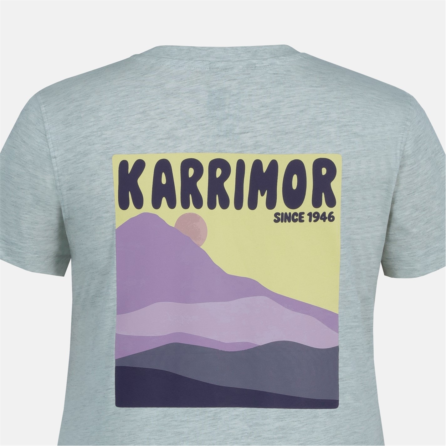 Tričko Karrimor Glacier Marl 4795531 Women's Logo Cotton Short Sleeve Crew Neck T-Shirt - 6