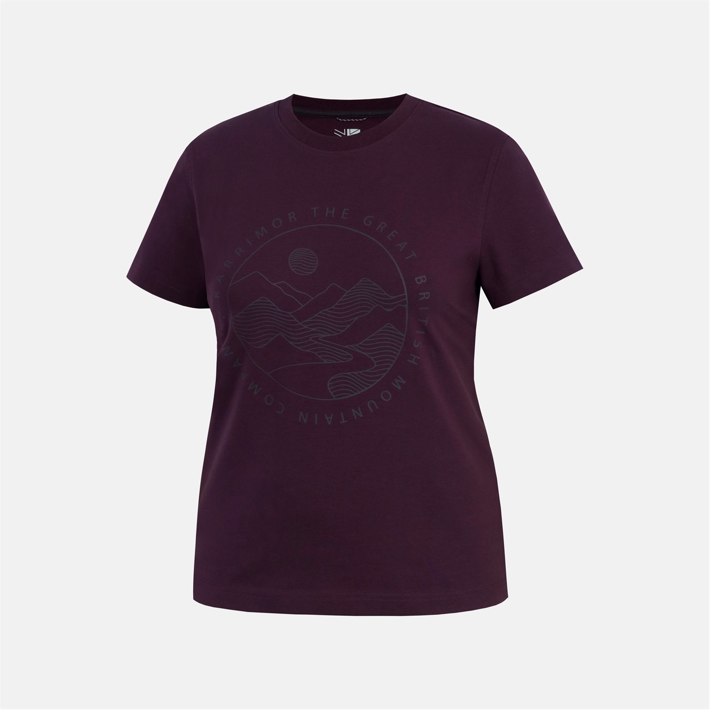 Tričko Karrimor Blackberry 8128544 Women's Logo Cotton Short Sleeve Crew Neck T-Shirt - 2