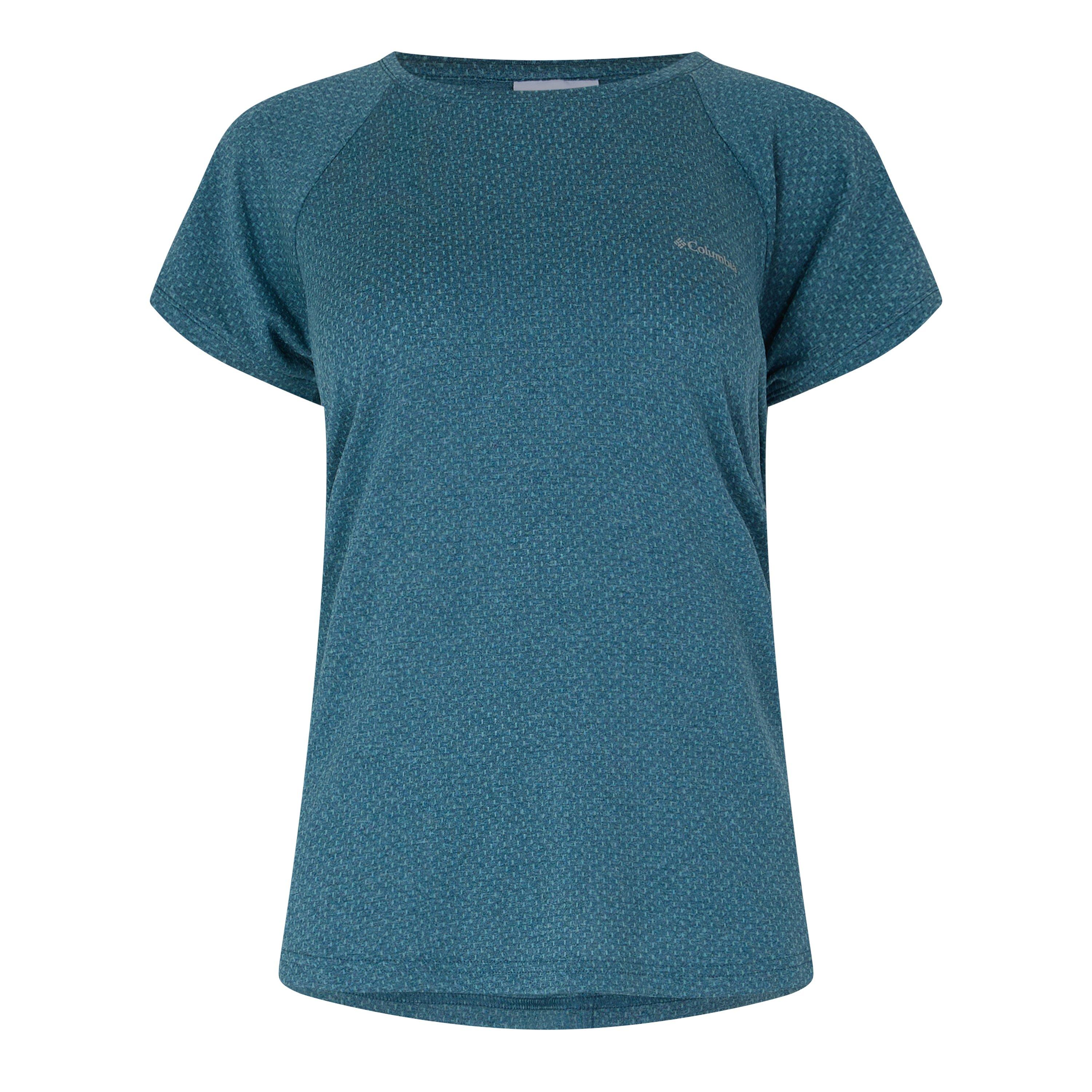 Tričko Columbia Everblue 1375525 Women's Bogata Bay Tee Short Sleeve Performance T-Shirt - 1