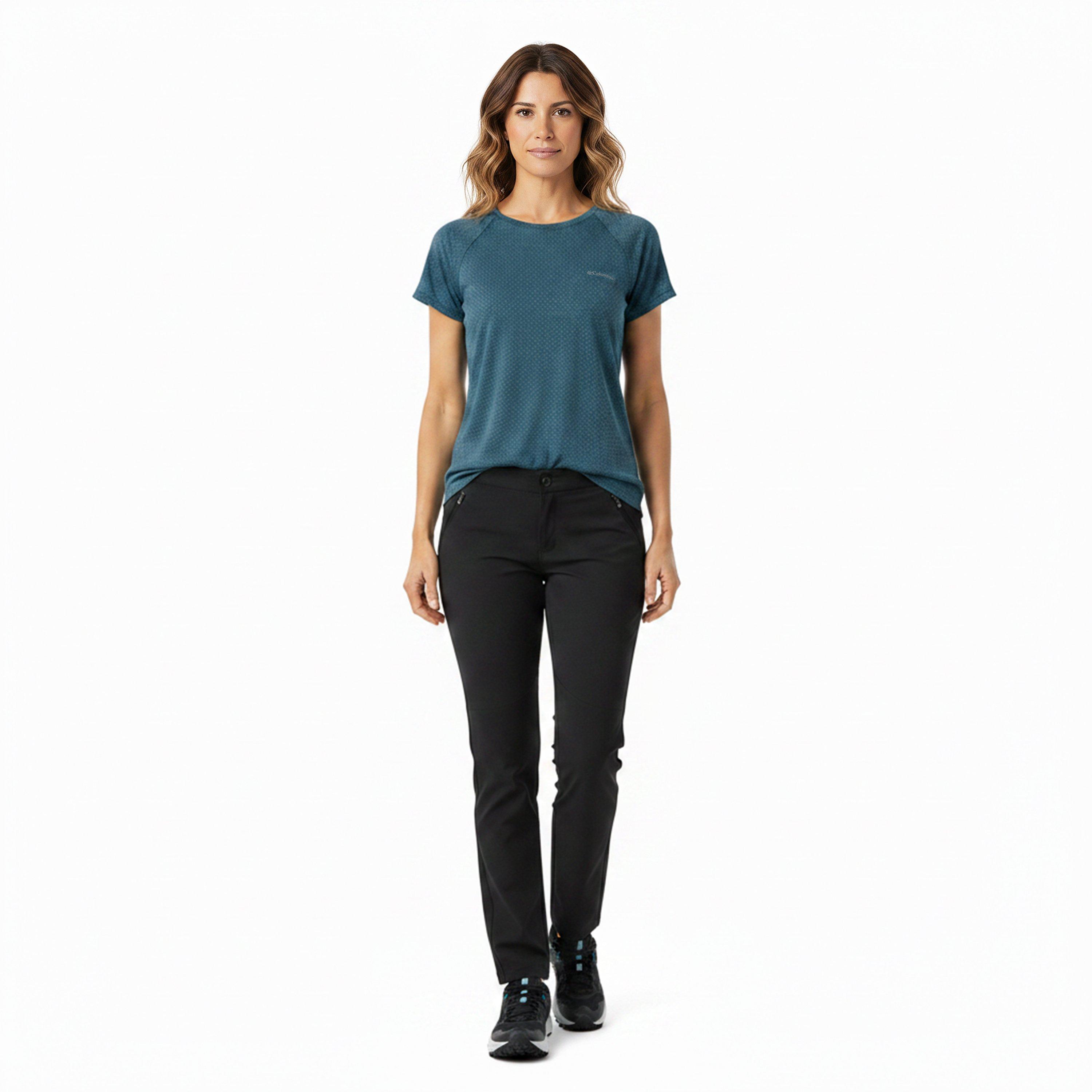 Tričko Columbia Everblue 1375525 Women's Bogata Bay Tee Short Sleeve Performance T-Shirt - 5