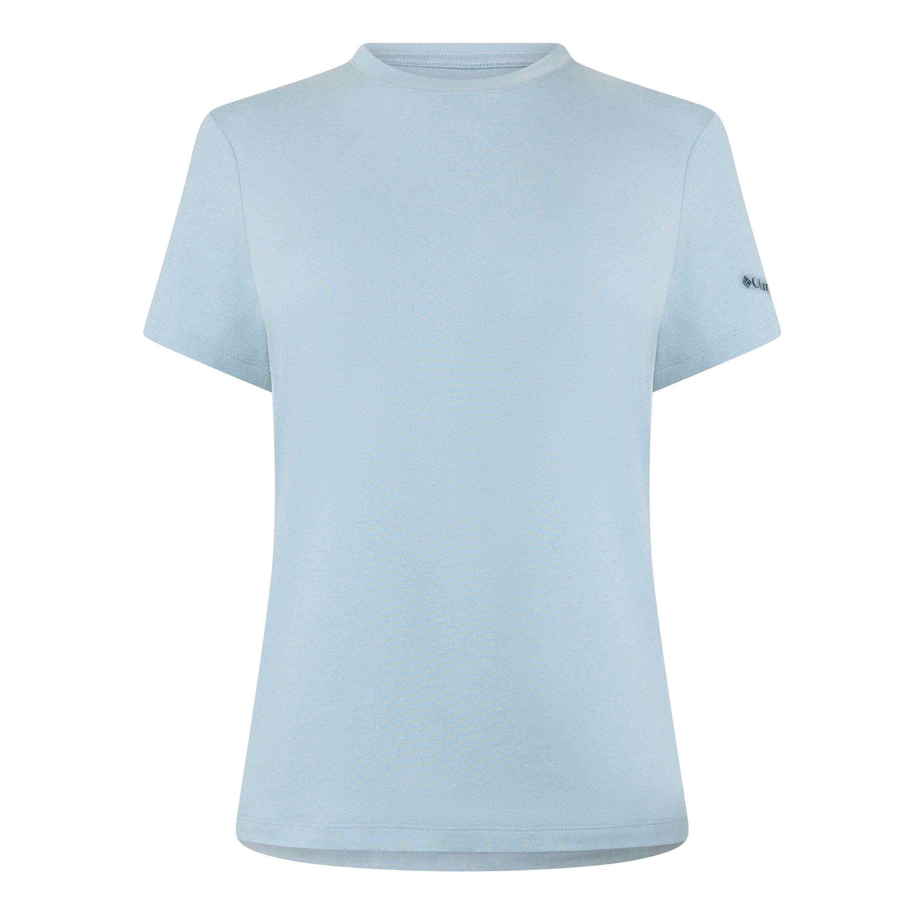 Tričko Columbia Blue Heather 5061479 Women's Parsons Tee Short Sleeve Performance T-Shirt - 1