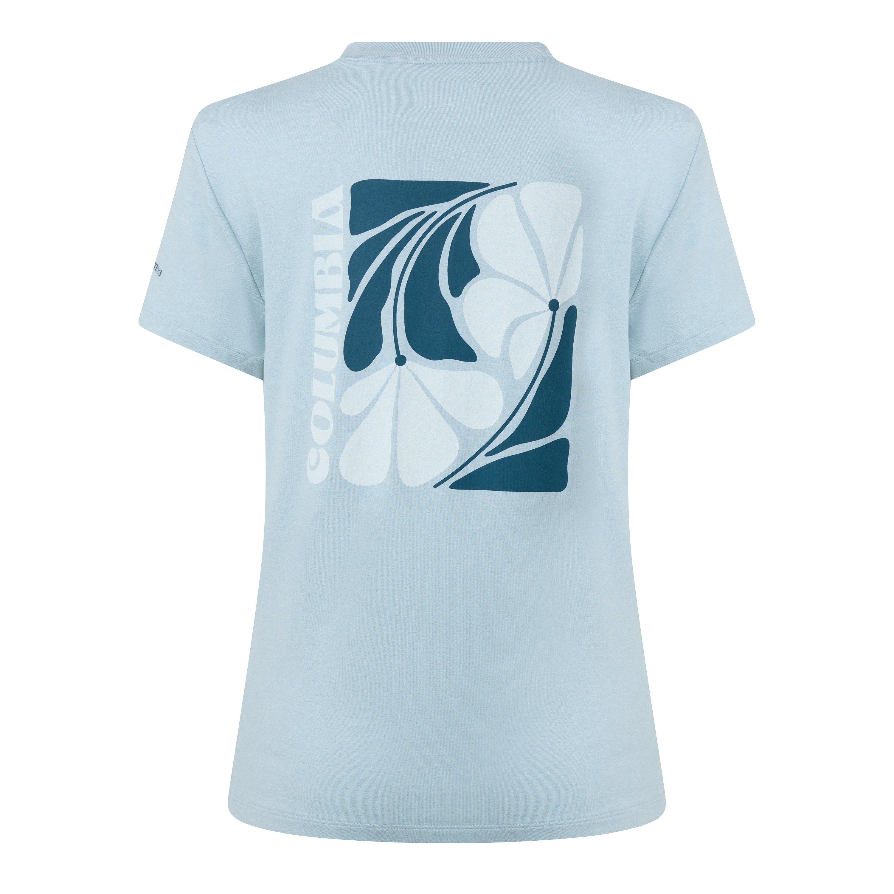 Tričko Columbia Blue Heather 5061479 Women's Parsons Tee Short Sleeve Performance T-Shirt - 2