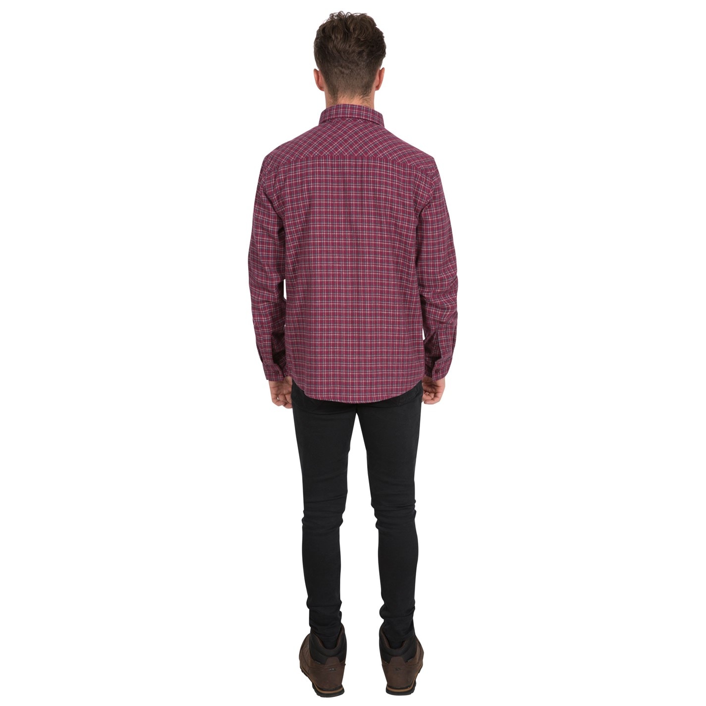 Košeľa Trespass Red Check 7302633 Men's Snyper Long-Sleeve Shirt - 6