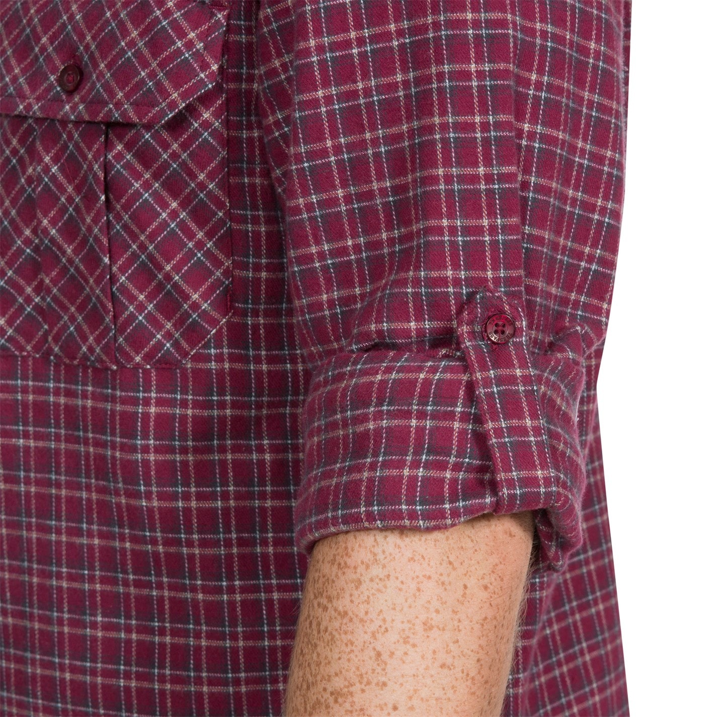 Košeľa Trespass Red Check 7302633 Men's Snyper Long-Sleeve Shirt - 9
