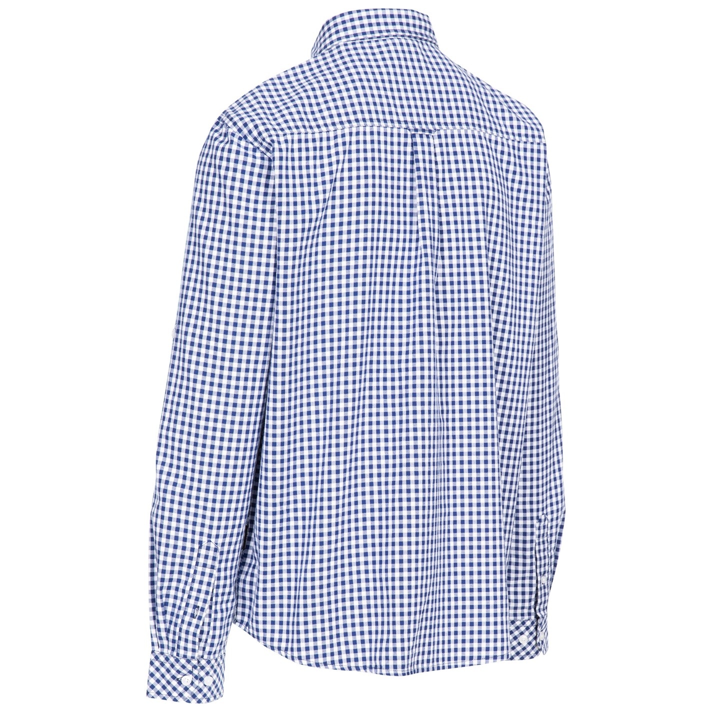 Košile Trespass Blue Check 4300055 Men's Yafforth Long-Sleeve Shirt - 2