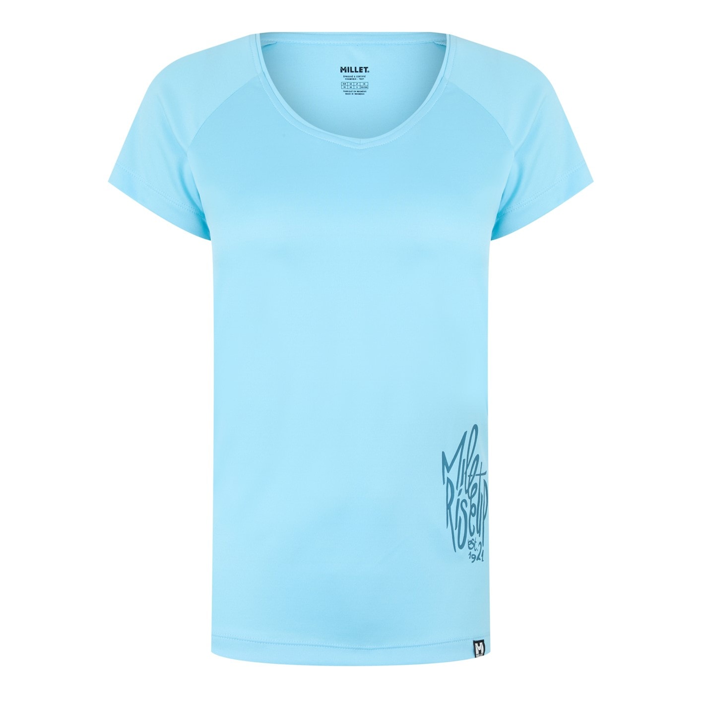 Tričko Millet Blue 810232 Women's Trekker Short-Sleeve Performance T-Shirt - 1