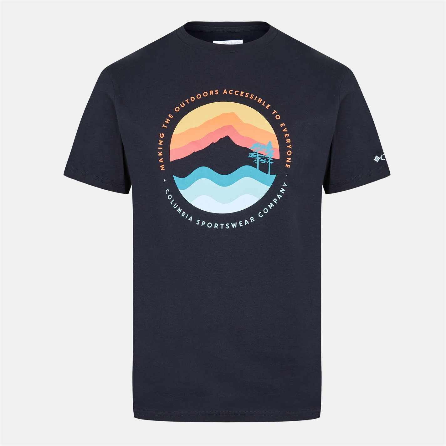 Tričko Columbia Black 8949367 Path Short-Sleeve Performance T-Shirt Mens - 1