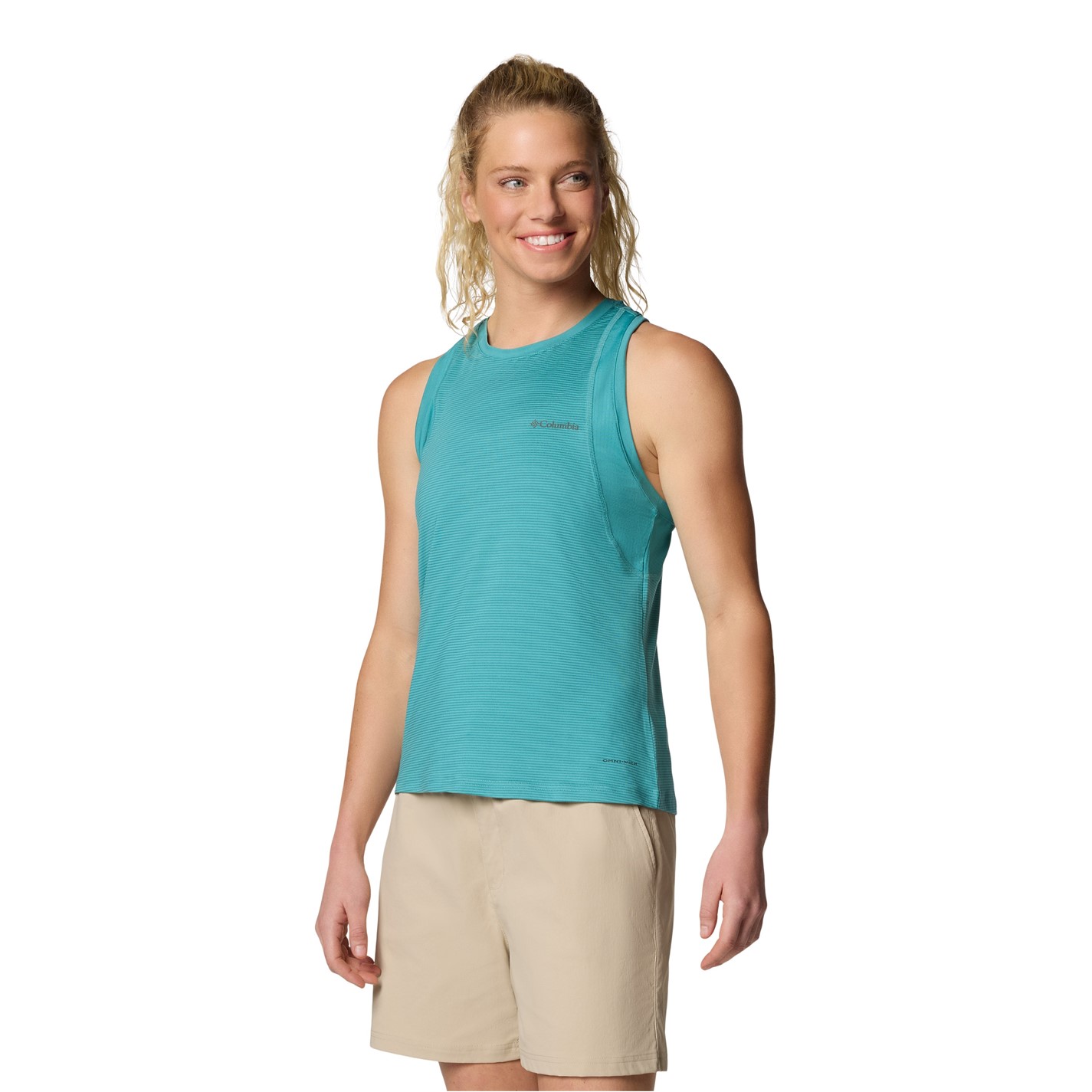 Tričko Columbia Teal 942539 Short-Sleeve T-Shirt Womens - 1
