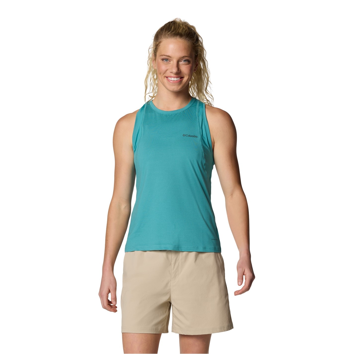 Tričko Columbia Teal 942539 Short-Sleeve T-Shirt Womens - 4