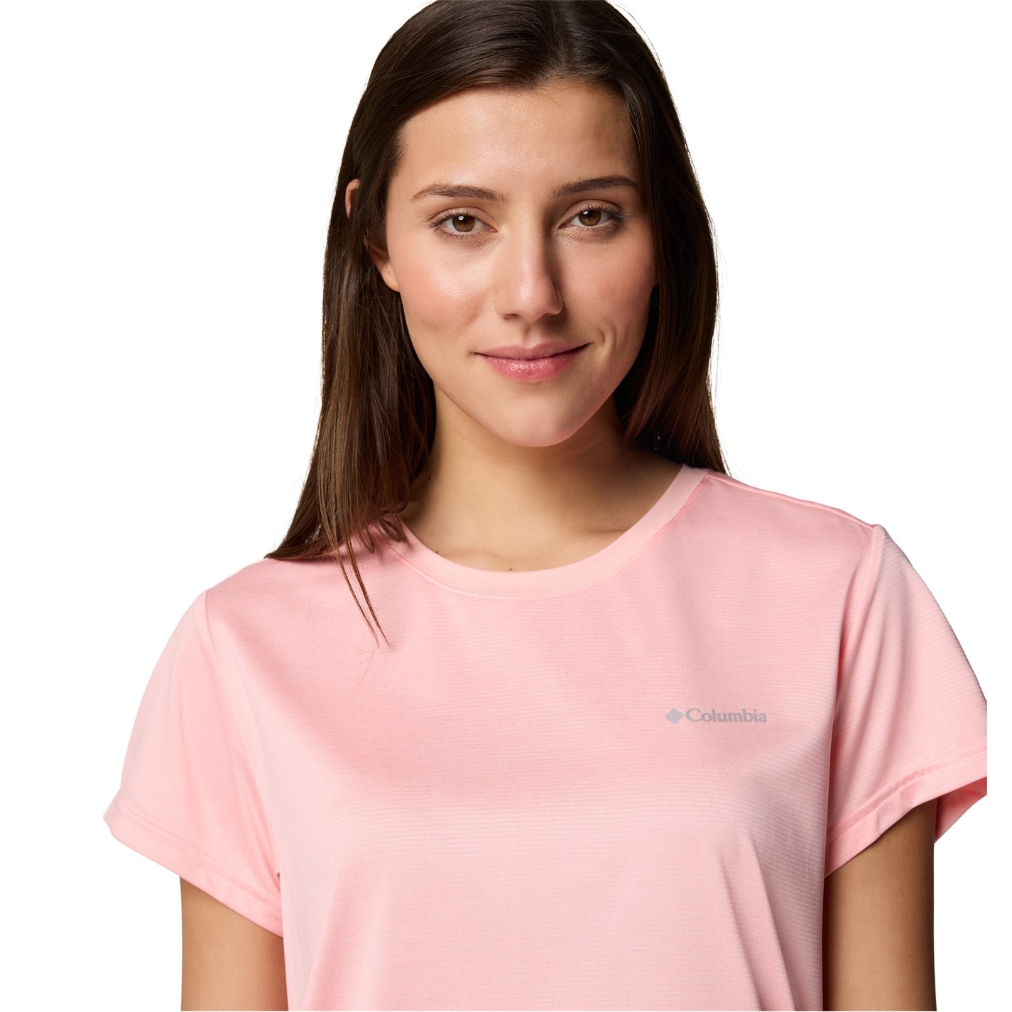 Tričko Columbia Pink Sand 4280244 Short-Sleeve Performance T-Shirt Womens - 3