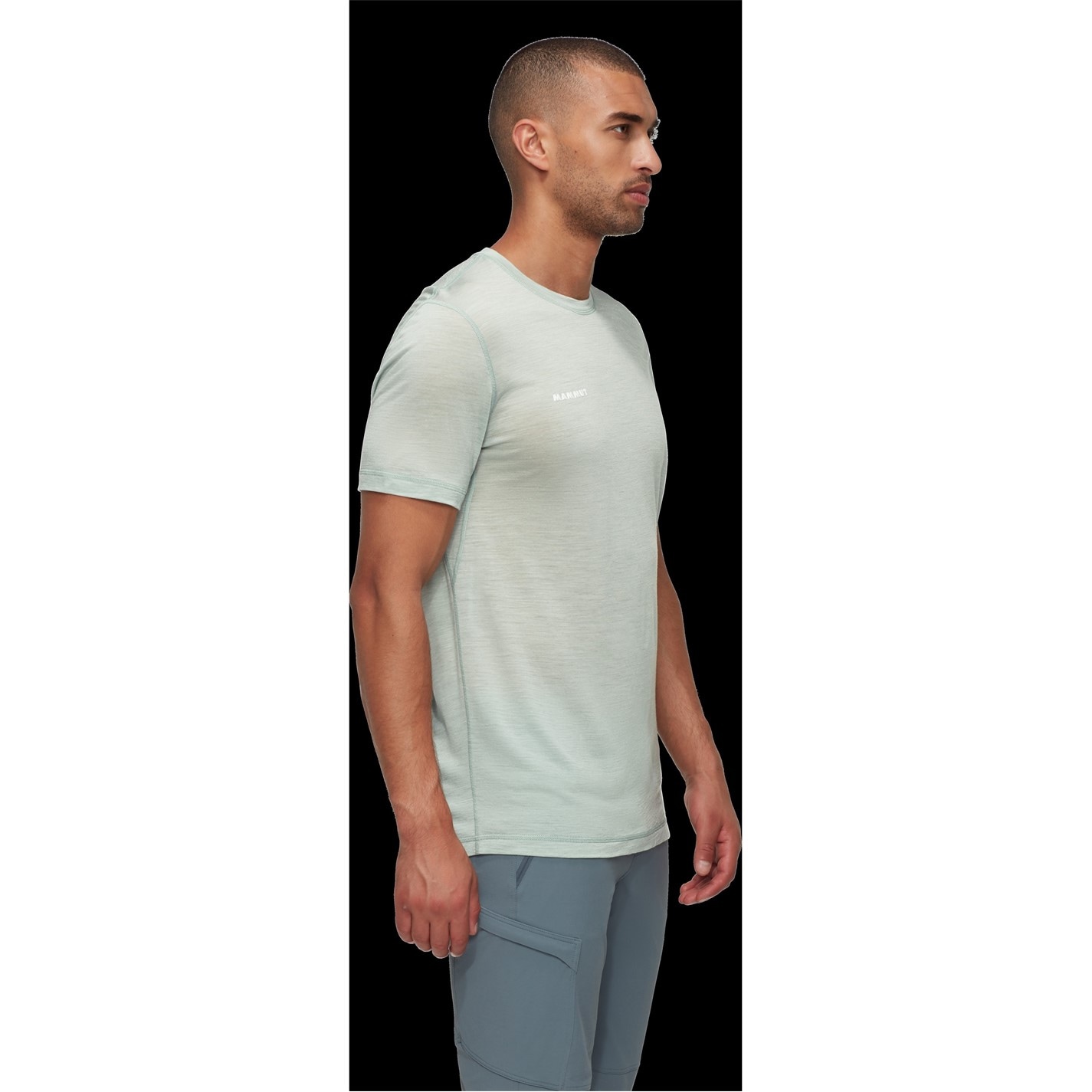 Tričko Mammut Silver Sage 5210967 Men's Tree Wool Short Sleeve Performance T-Shirt - 2