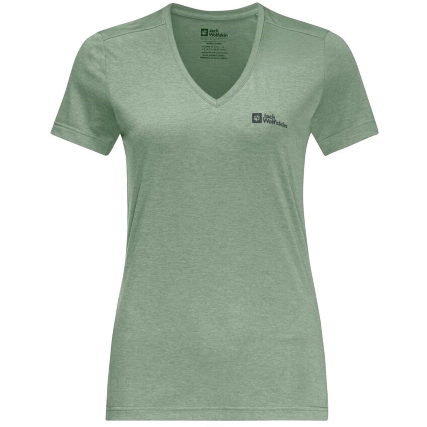 Tričko Jack Wolfskin Eucalyptus 3408636 Crosstrail T-Shirt Ladies - 1