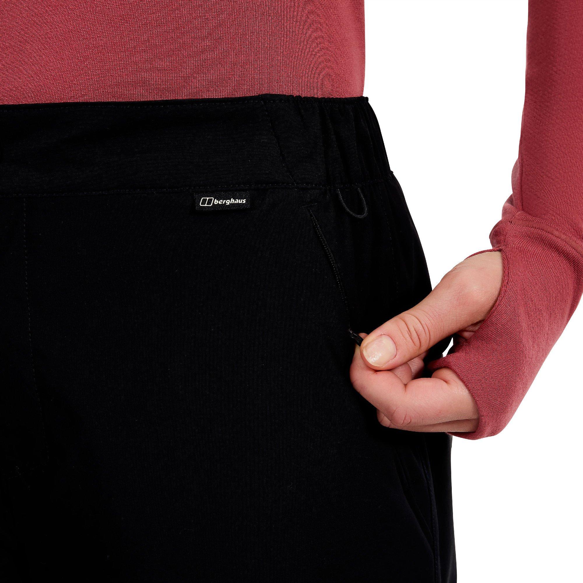 Nohavice Berghaus BLACK/BLACK 955367 Berg Burwell Pants Ld99 - 5