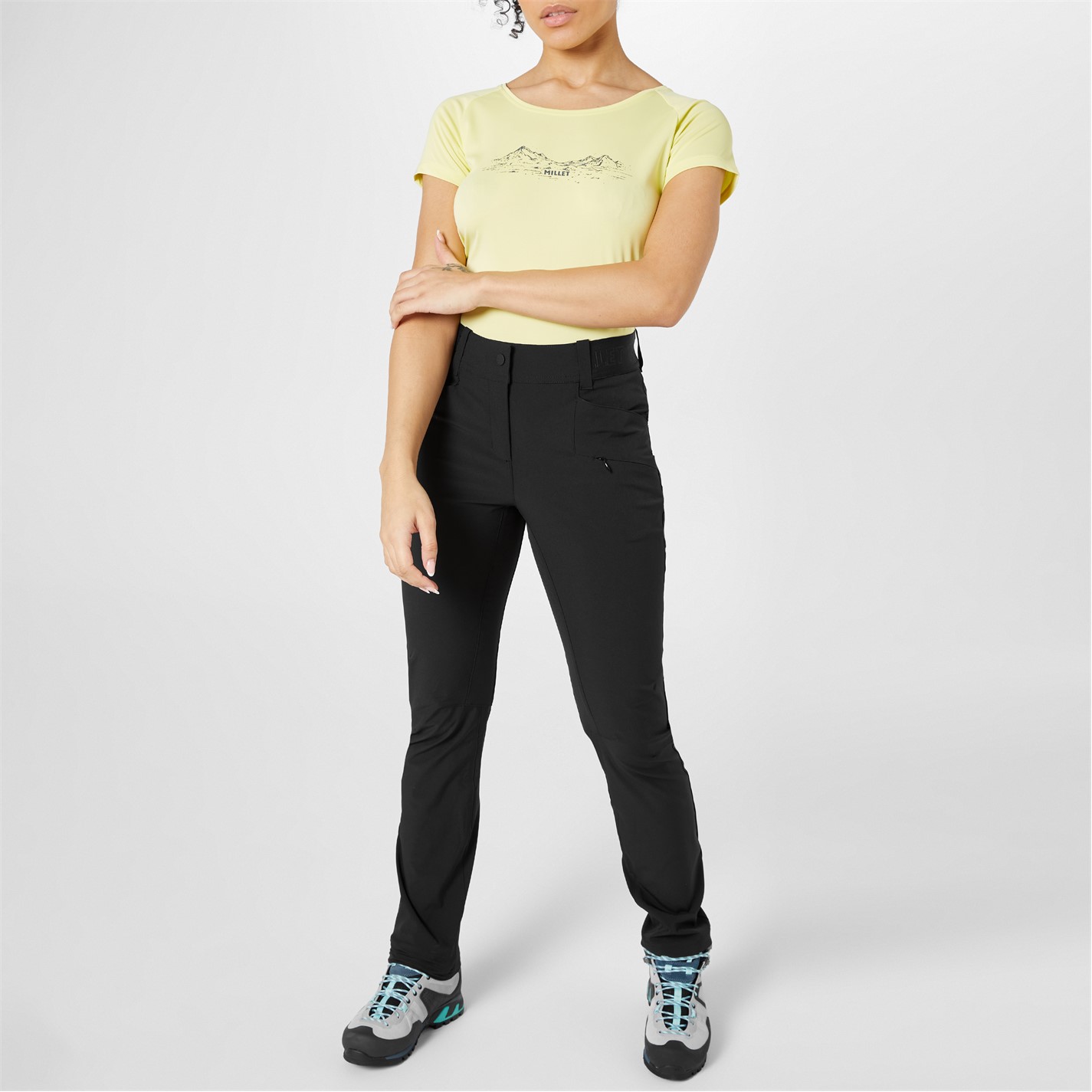 Nohavice Millet Black 6531870 Wanaka Walking Trousers Womens - 2
