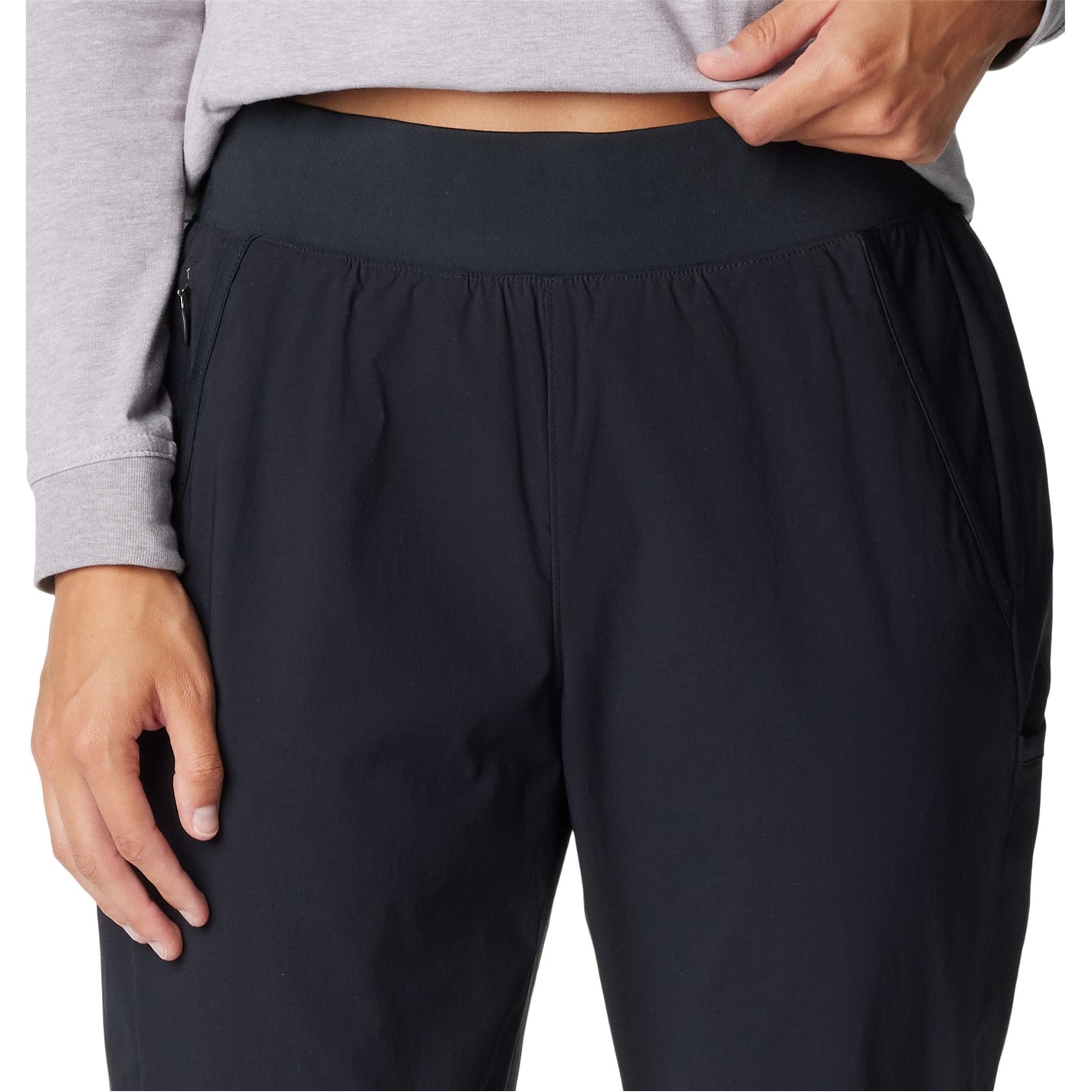 Columbia Black 4132102 Leslie Falls Walking Trousers Womens - 3
