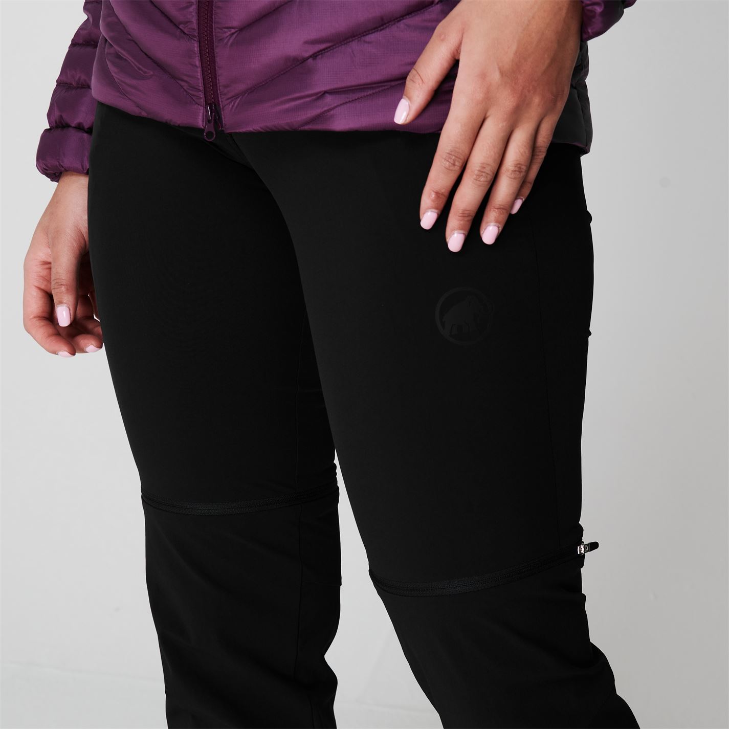 Nohavice Mammut Black 8939693 Runbold Hiking Trousers Womens - 4
