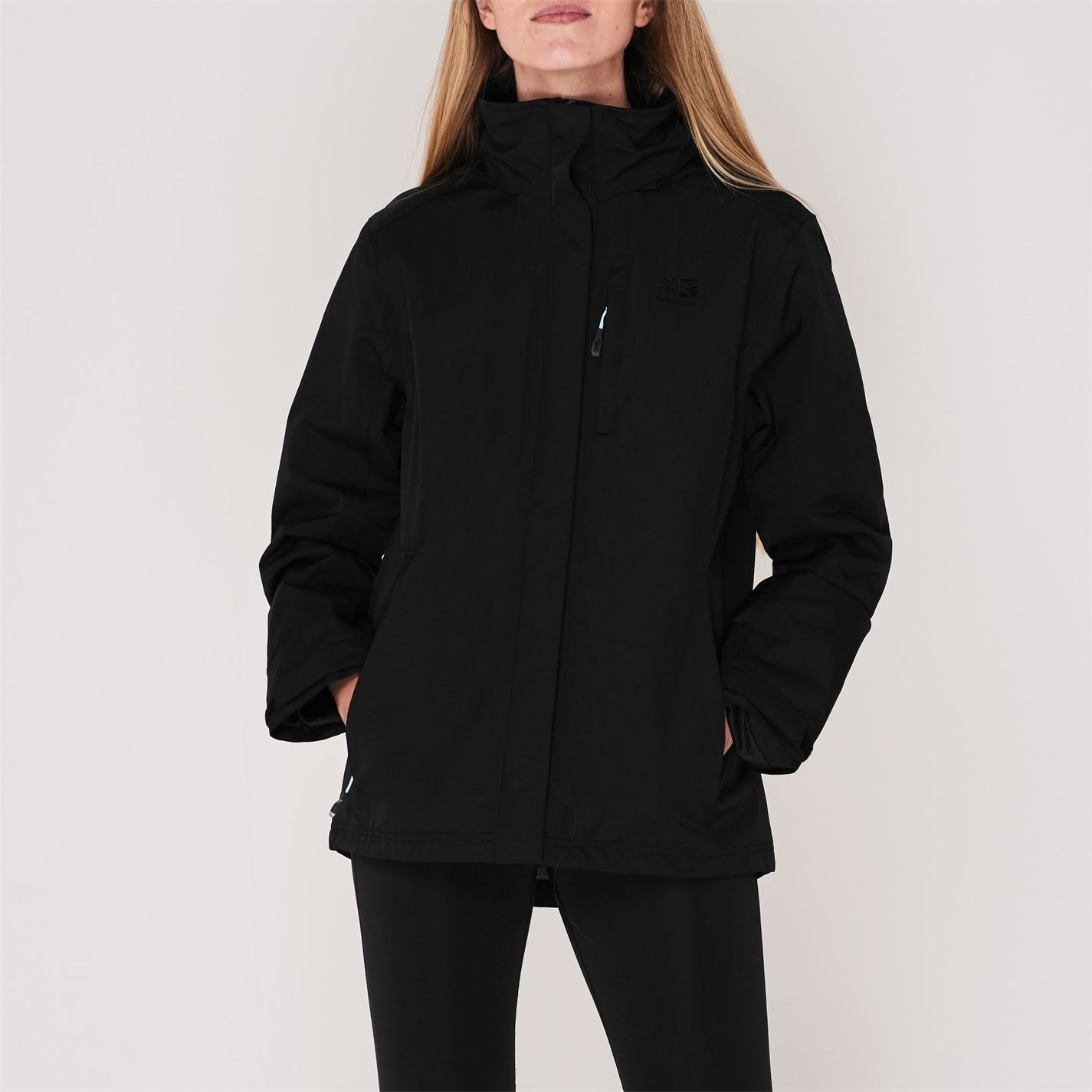 Dámska bunda Karrimor Black 7388453 Womens Urban WeatherTite 10K Waterproof Long Sleeve Jacket - 2