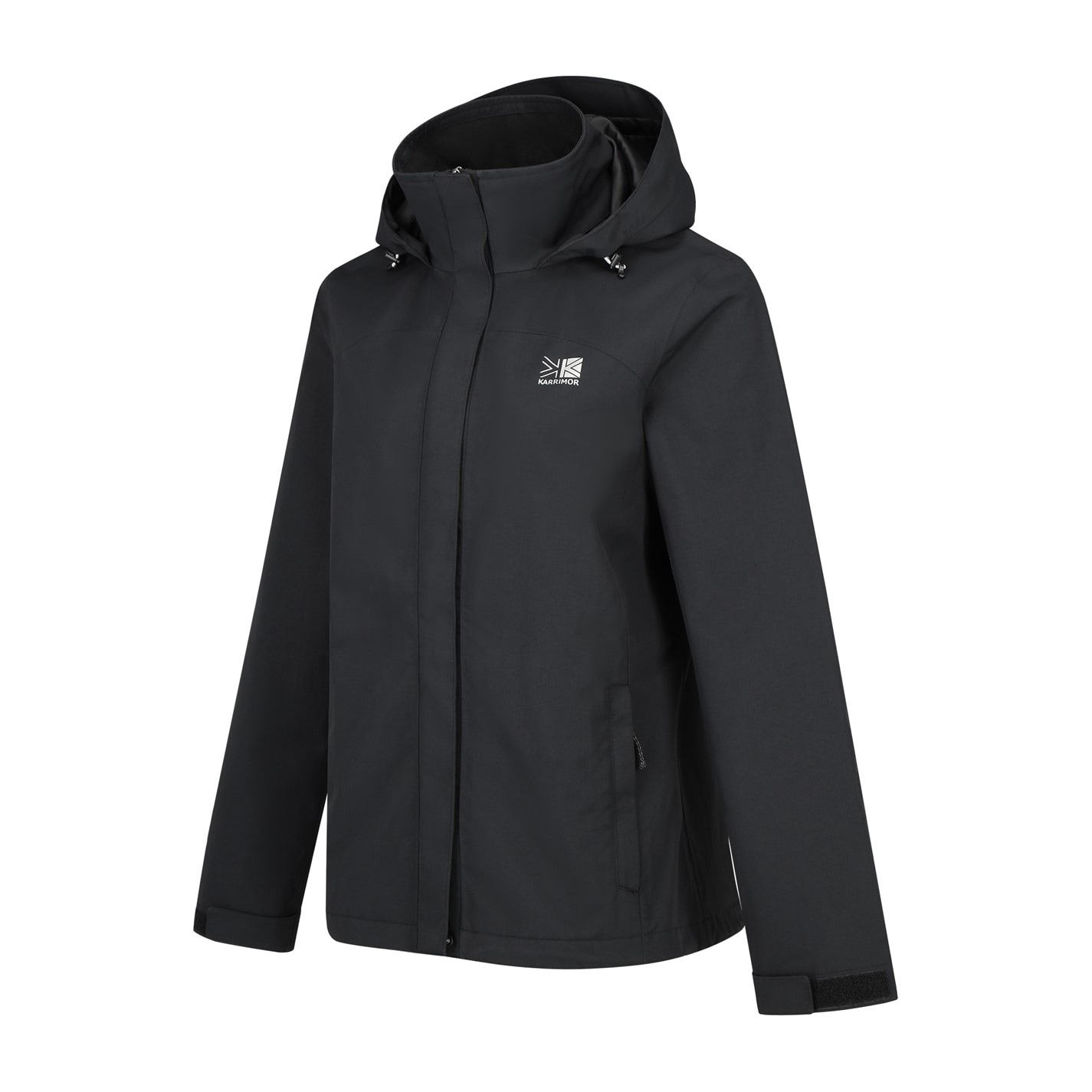 Dámska bunda Karrimor Black 7388453 Womens Urban WeatherTite 10K Waterproof Long Sleeve Jacket - 7