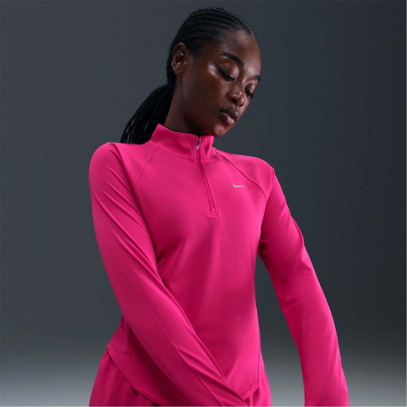Nike Pacer Women's Long-Sleeve 1/2-Zip Running Top - 6