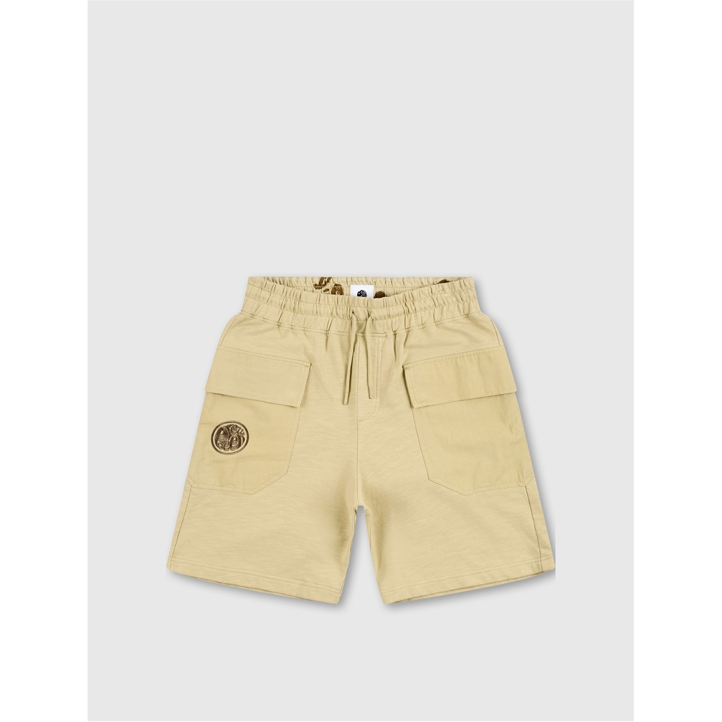 Kraťasy Pretty Green Taupe 2376536 Men's Stamford Fleece Jogger Shorts - 1