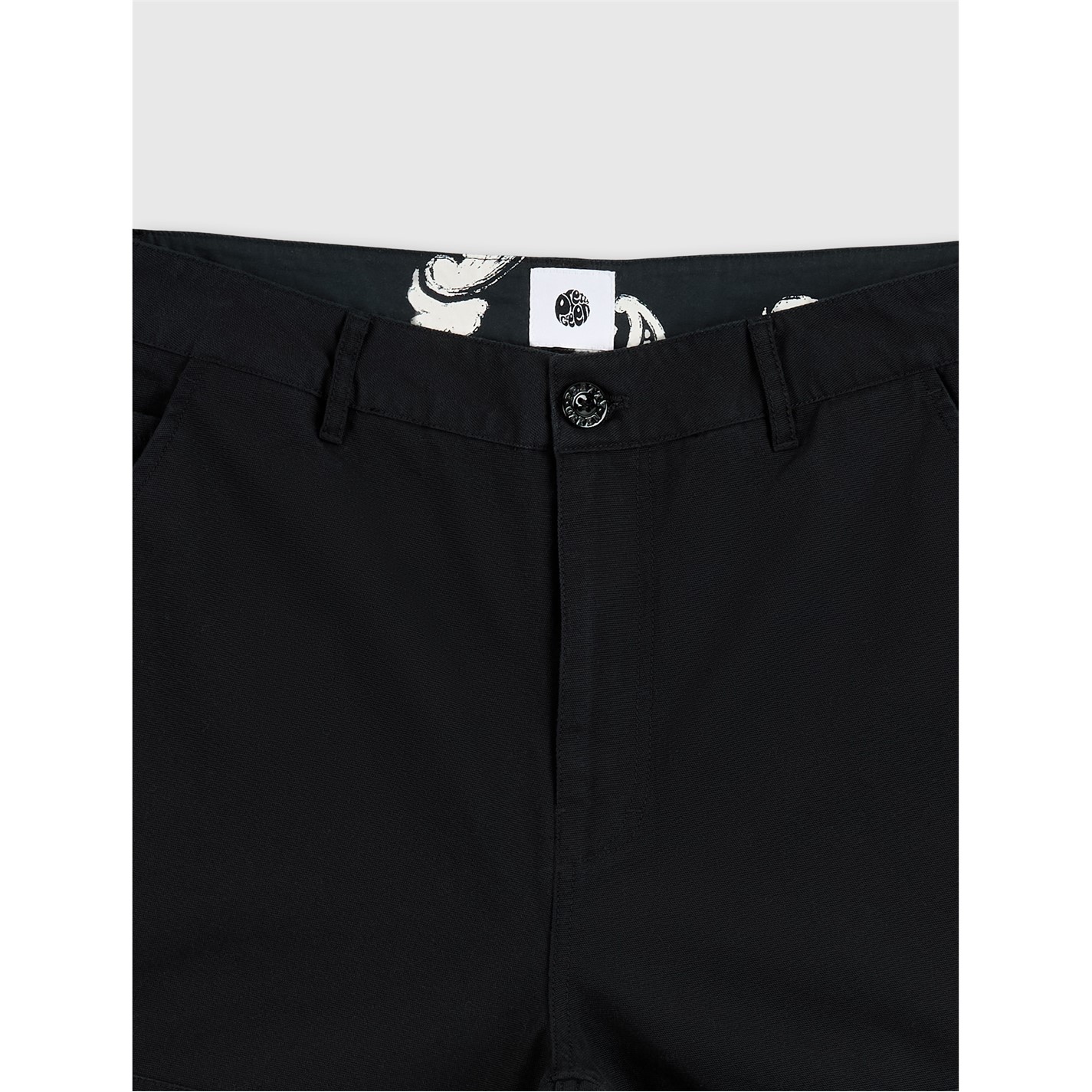 Kraťasy Pretty Green Black 5163633 Men's Stamford Carpenter Cargo Shorts - 3