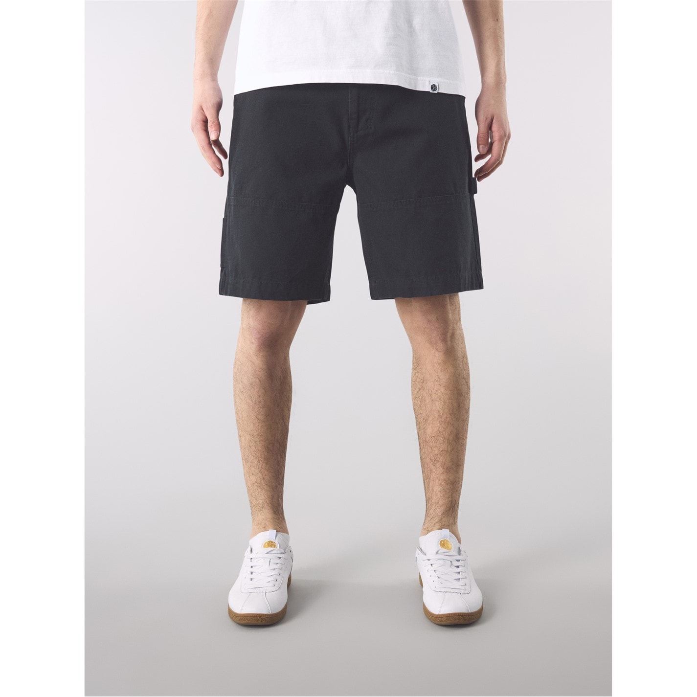 Kraťasy Pretty Green Black 5163633 Men's Stamford Carpenter Cargo Shorts - 4