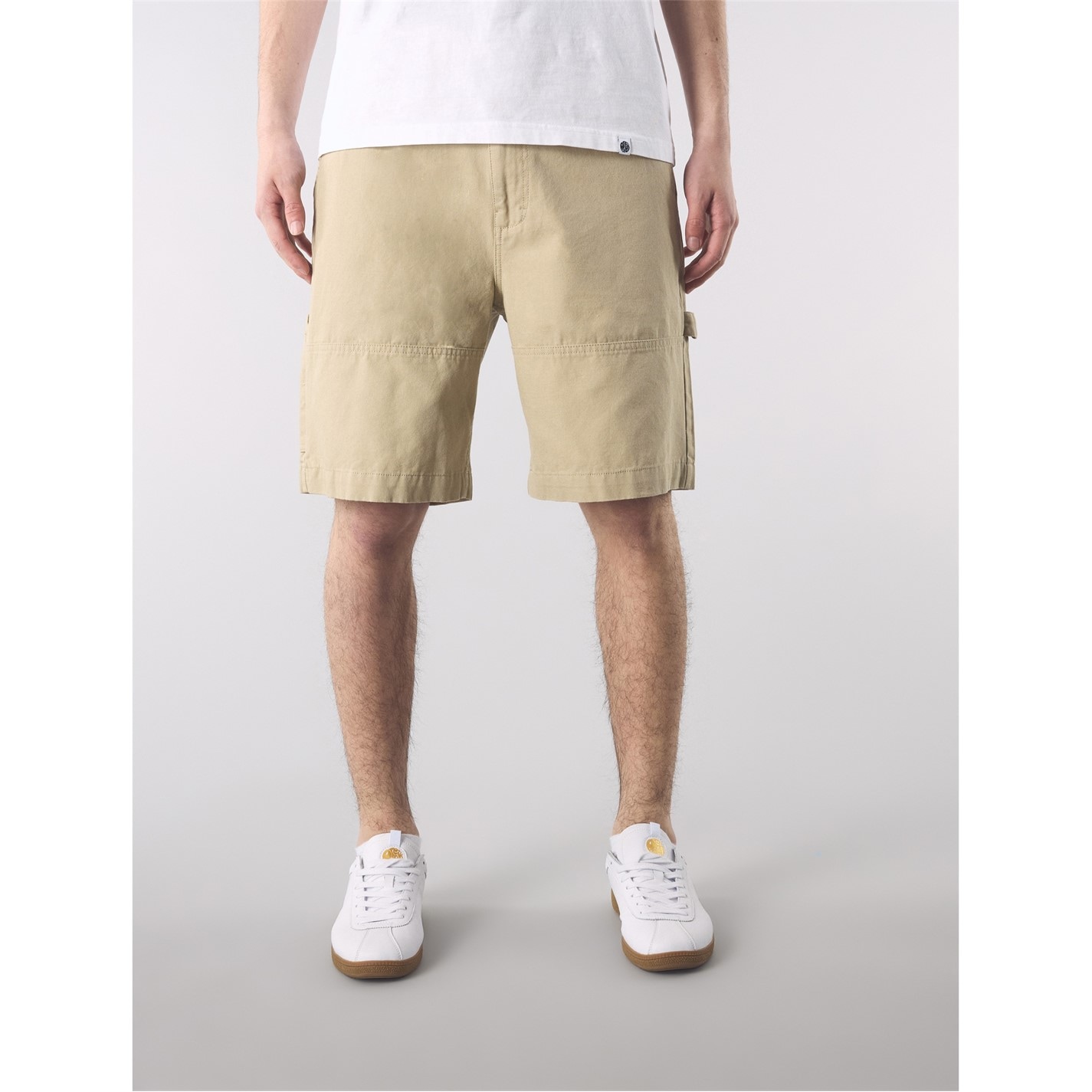 Kraťasy Pretty Green Taupe 4309025 Men's Stamford Carpenter Cargo Shorts - 4