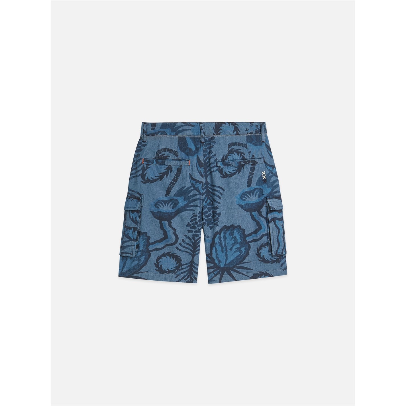 Scotch and Soda Floral Indigo 3330209 Kids' Cargo Shorts - 1