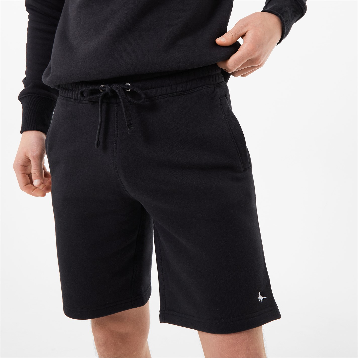 Kraťasy Jack Wills Black 9671101 Balmore Pheasant Sweat Shorts Mens - 3