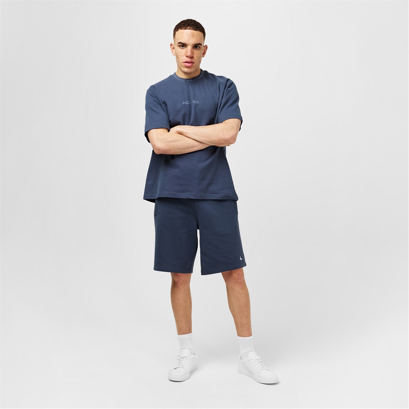 Kraťasy Jack Wills Night Sky 5545572 Balmore Pheasant Sweat Shorts Mens - 6