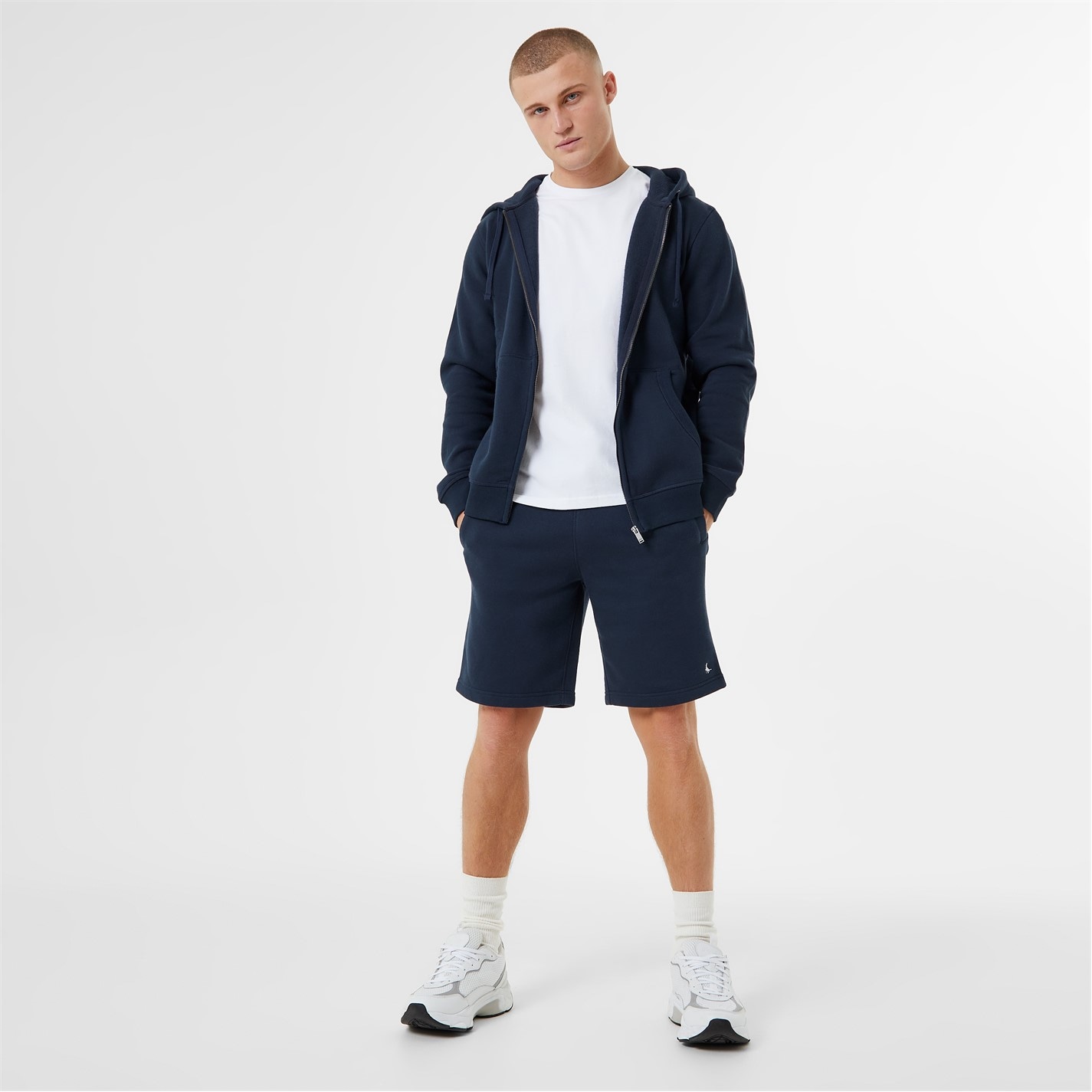 Kraťasy Jack Wills Navy 5728952 Balmore Pheasant Sweat Shorts Mens - 4