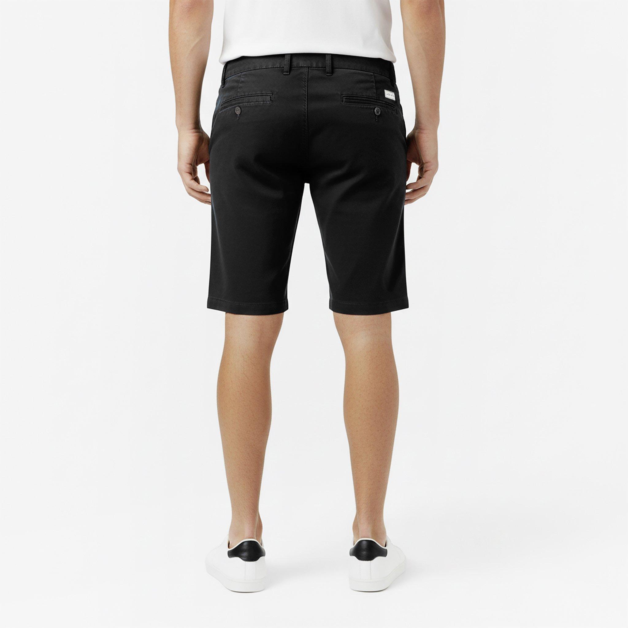 Kraťasy Jack Wills Black 9124736 Slim Chino Shorts Mens - 4