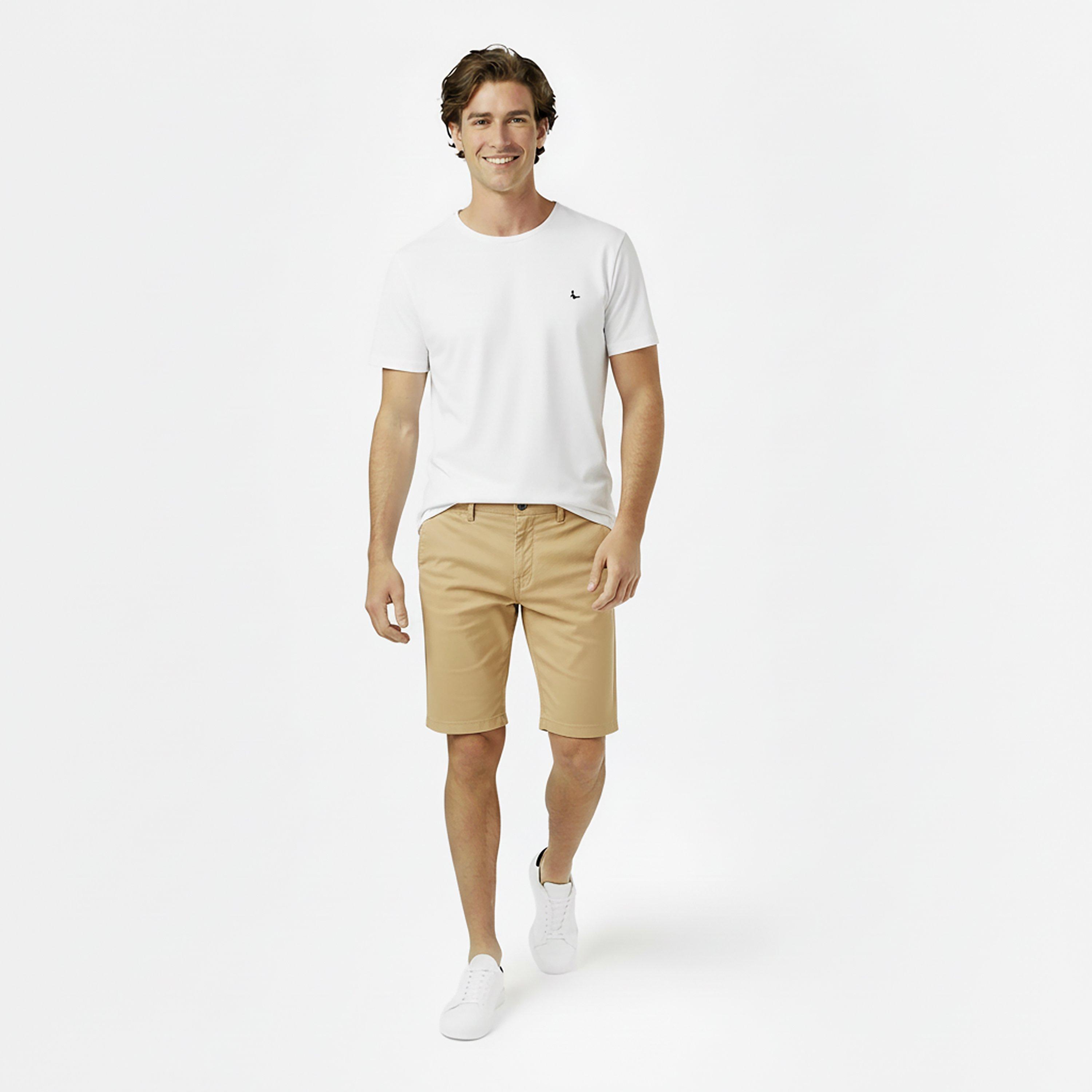 Kraťasy Jack Wills Stone 9410235 Slim Chino Shorts Mens - 5