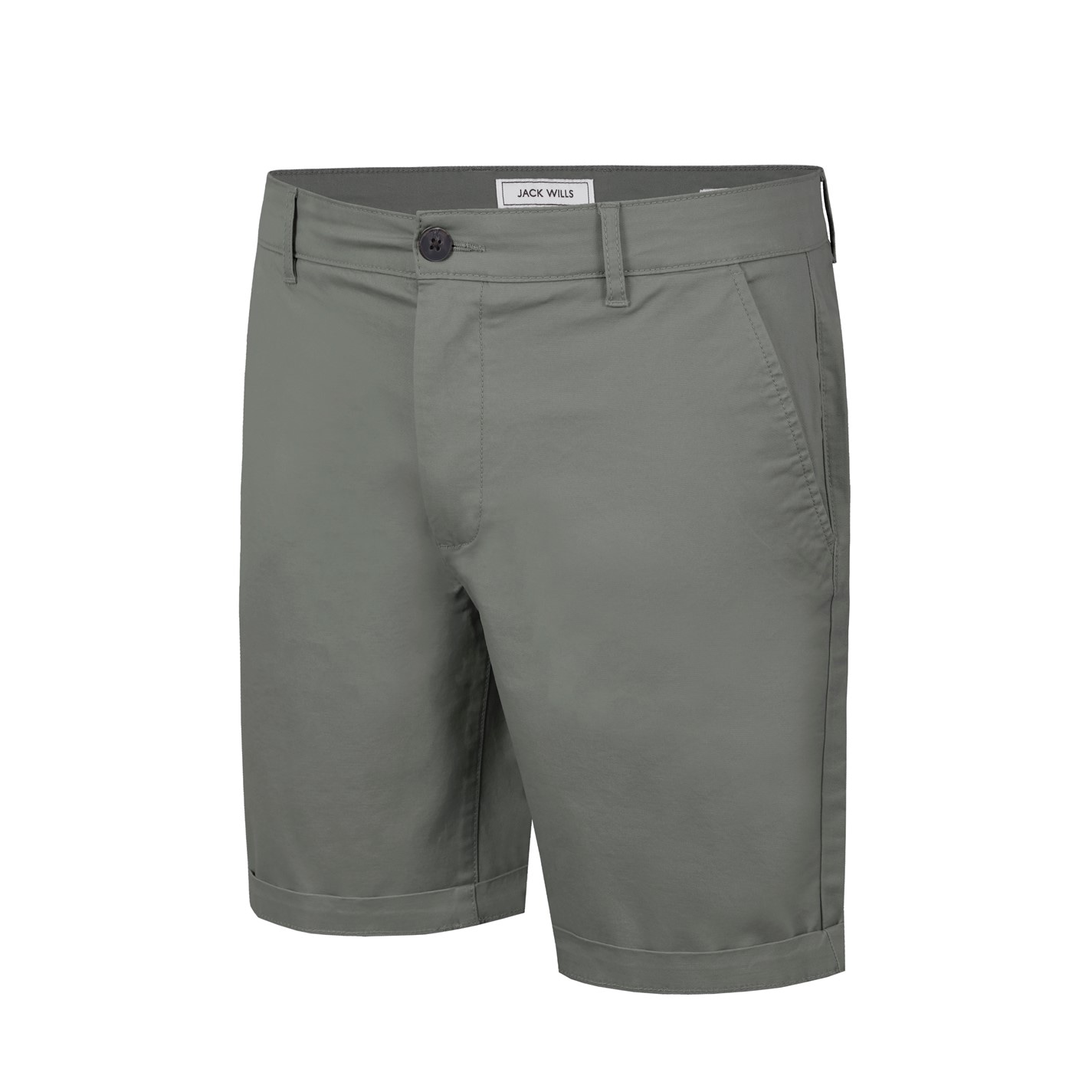 Kraťasy Jack Wills Olive 7478902 Slim Chino Shorts Mens - 4