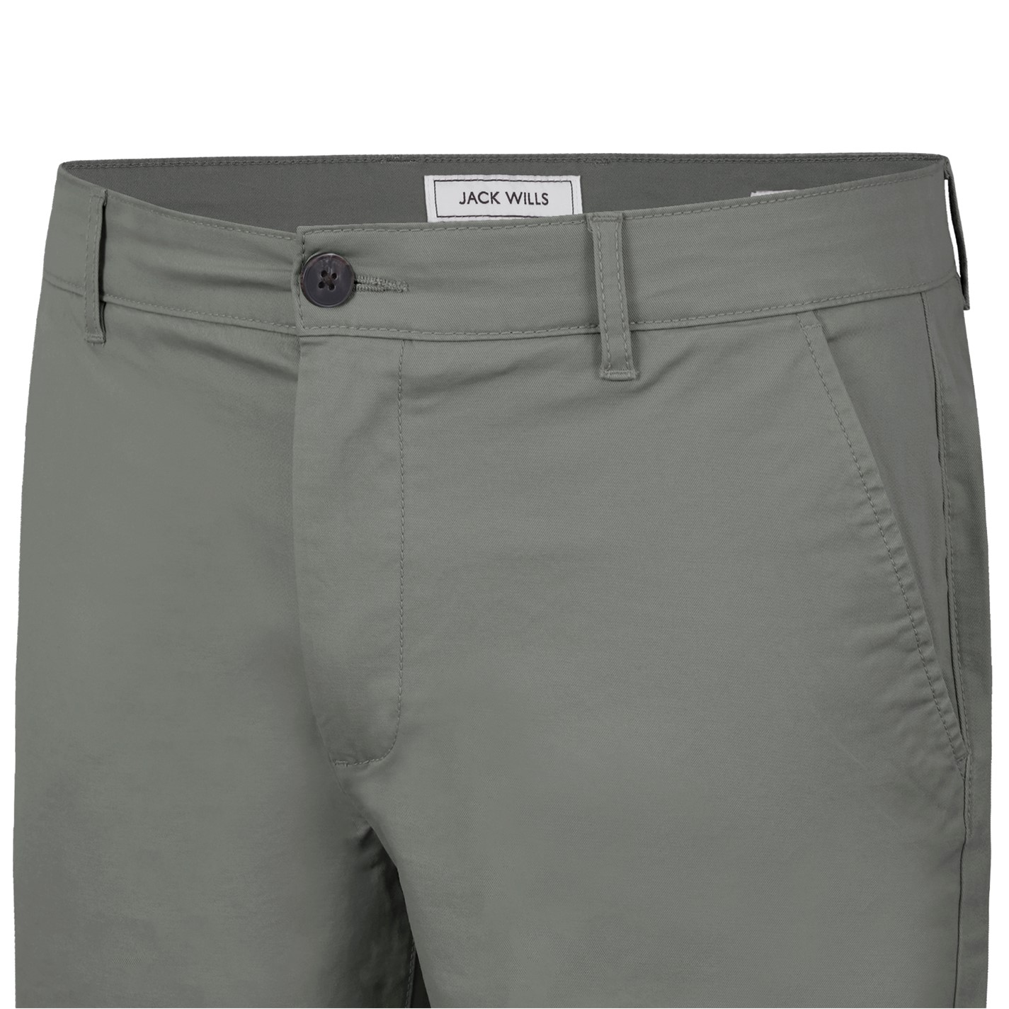 Kraťasy Jack Wills Olive 7478902 Slim Chino Shorts Mens - 6