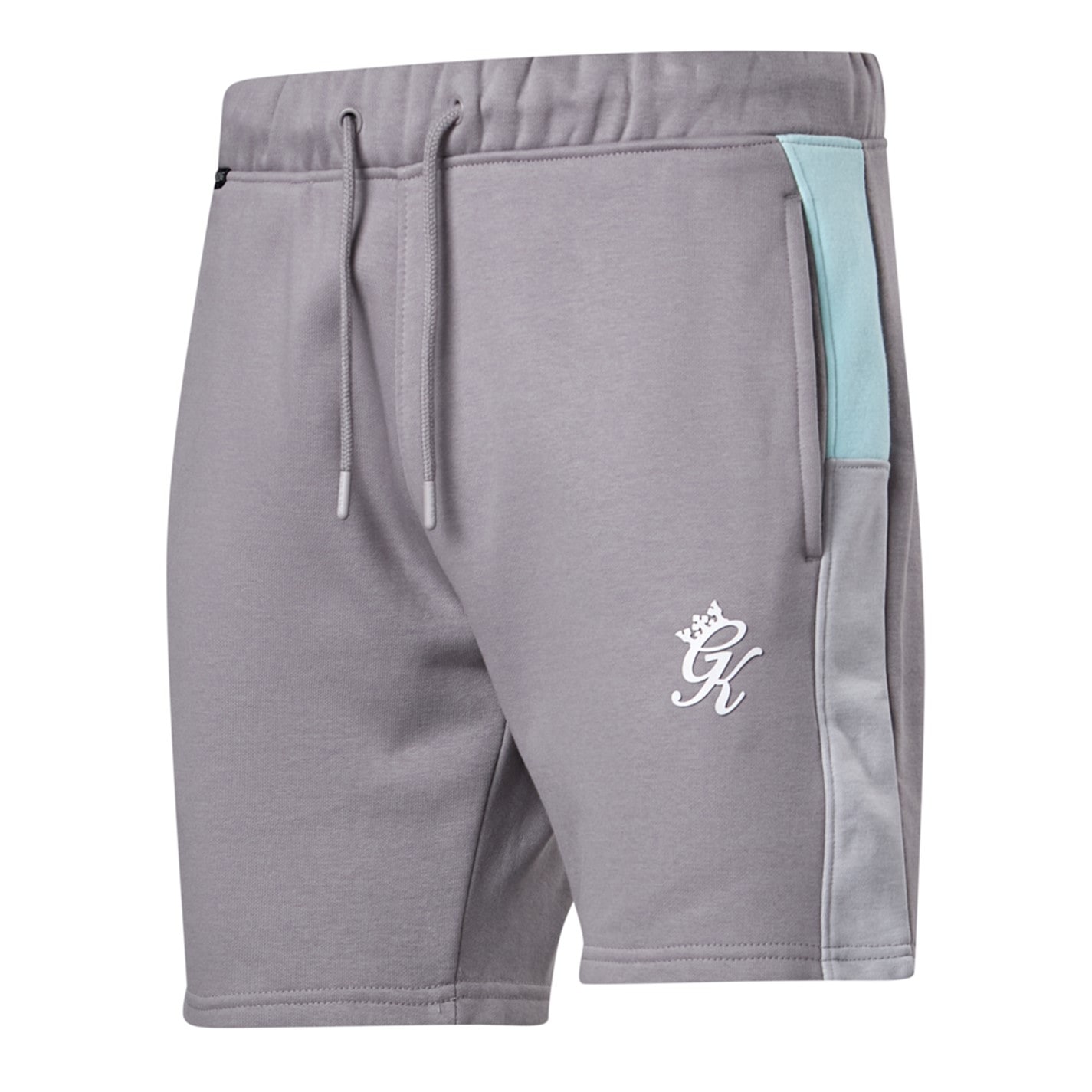 Kraťasy Gym King Grey 5215490 Contrast Panel Short - Urban Grey/Light Grey/Mint - 1