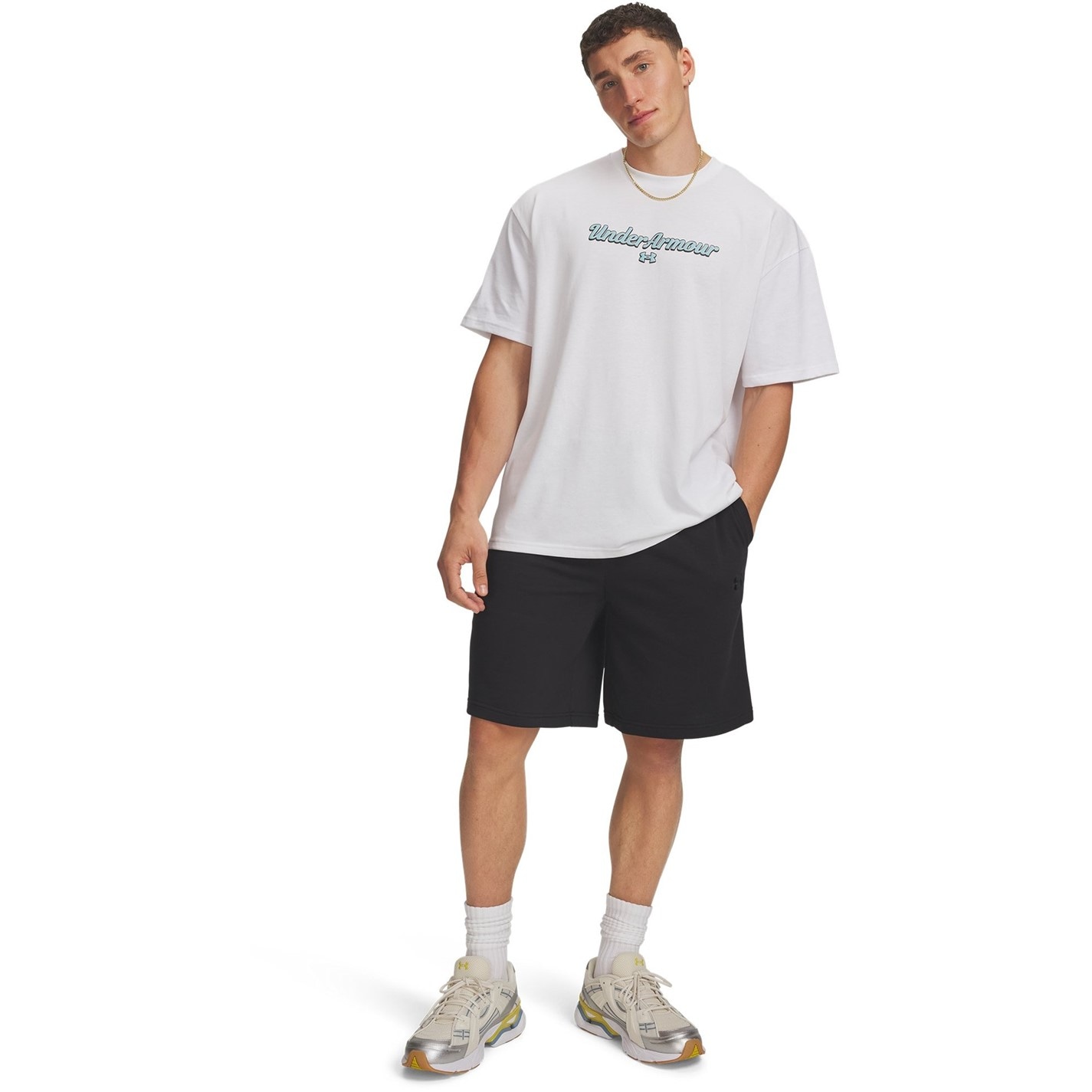 Kraťasy Under Armour Black 8247179 UA Rival Lightweight Mens Shorts - 4