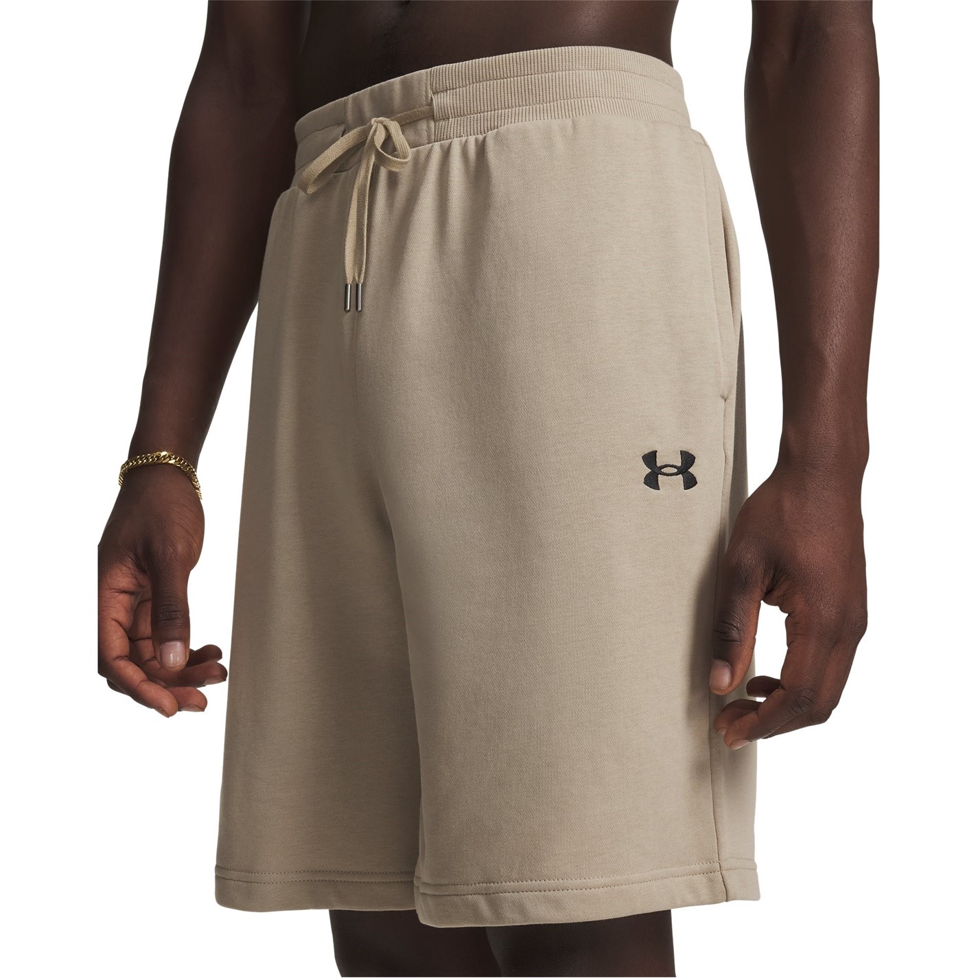 Kraťasy Under Armour C Khaki 2101587 UA Rival Lightweight Mens Shorts - 3