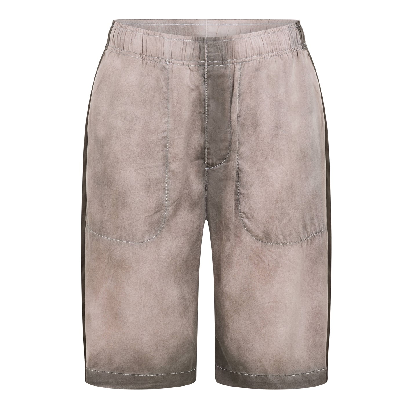 Kraťasy Diesel Grey 7241610 Men's Fleece Jogger Shorts - 1
