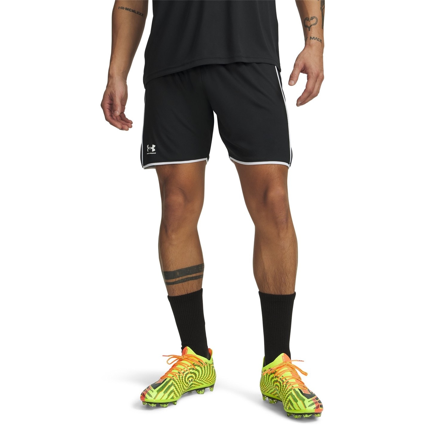 Kraťasy Under Armour Black 5454212 Men's Chall Trainer Performance Gym Shorts - 1