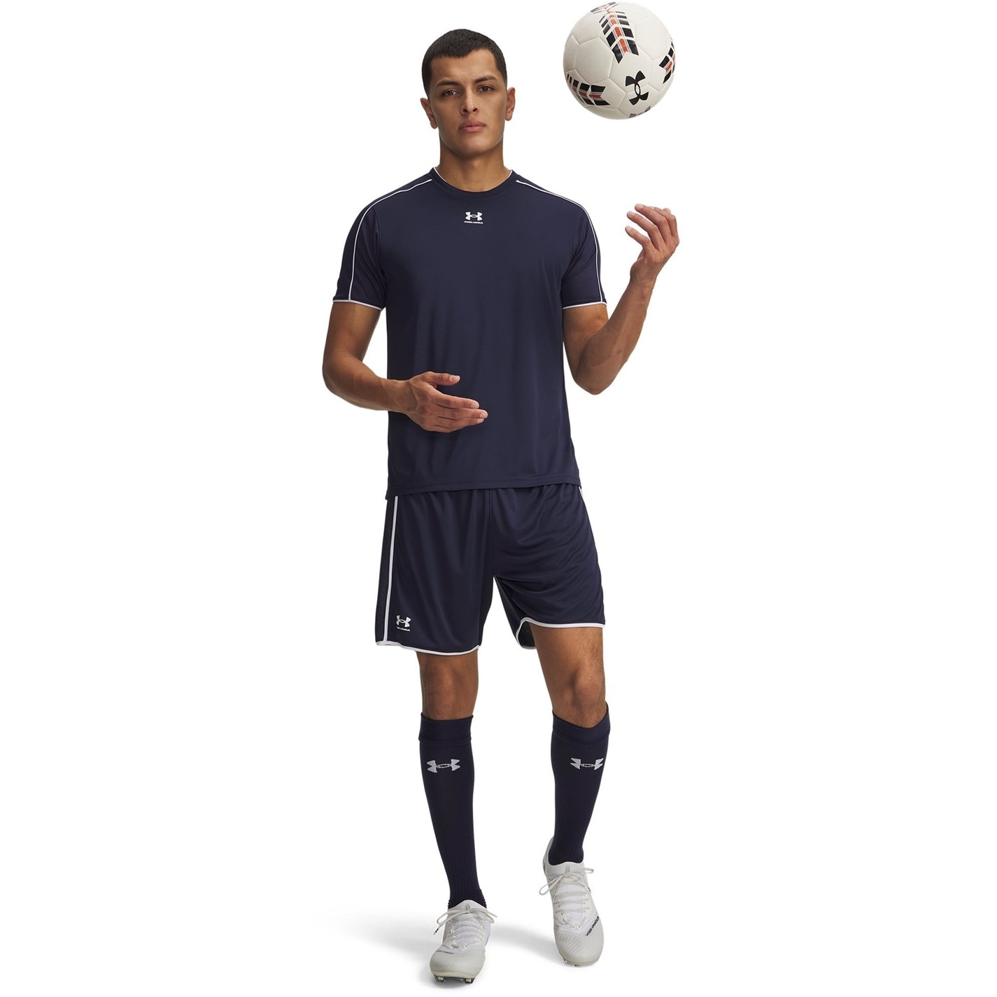Kraťasy Under Armour Navy 9147846 Men's Chall Trainer Performance Gym Shorts - 3