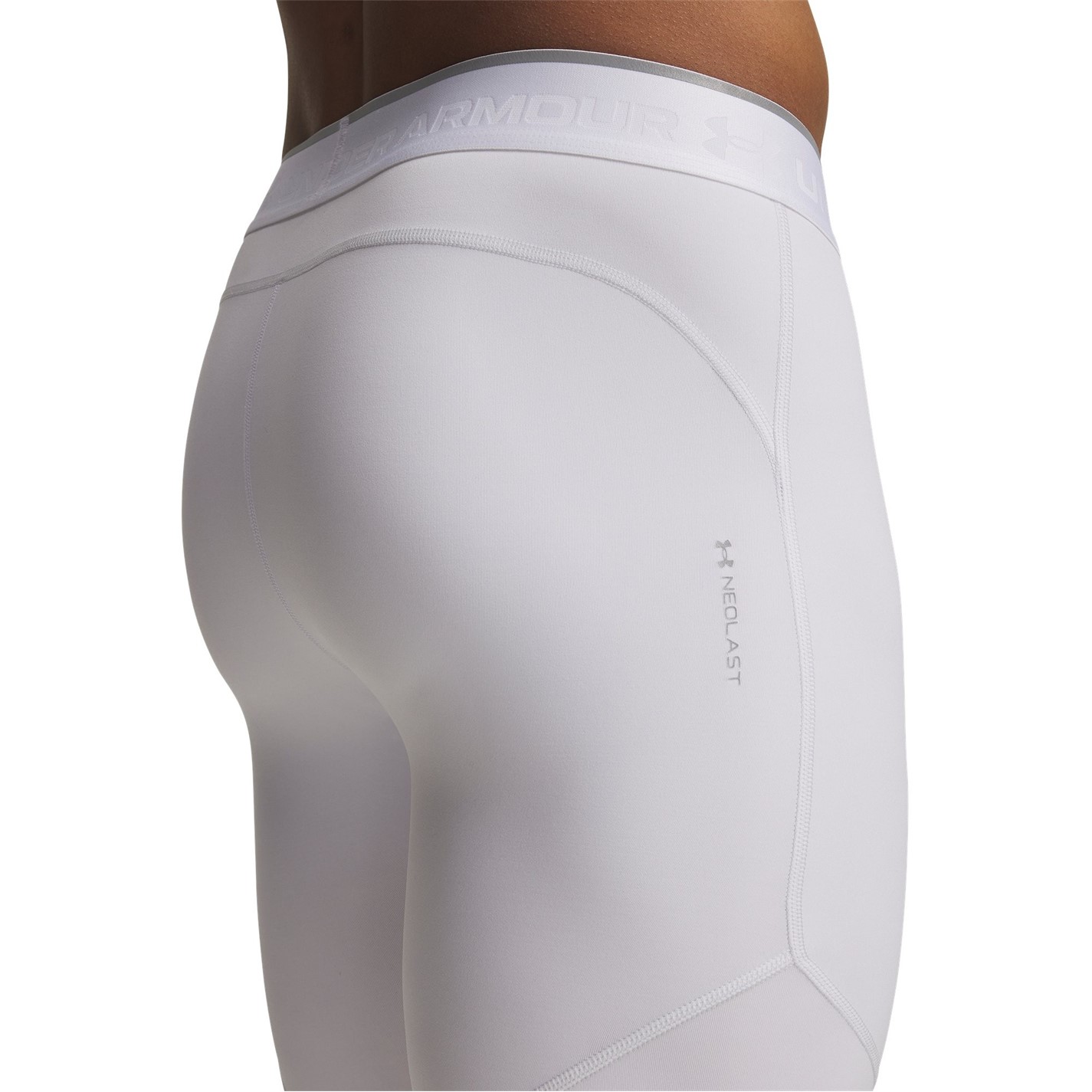 Kraťasy Under Armour White 3438110 Men's Performance Gym Shorts - 3