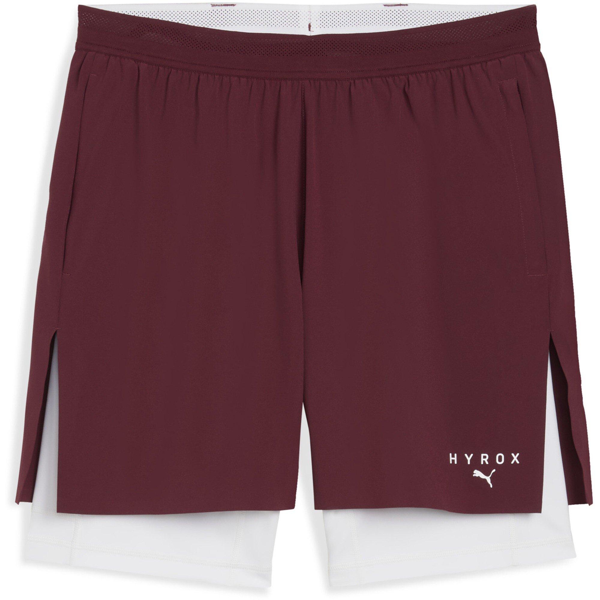 Kraťasy Puma Ruby Shimmer 9606815 Men's Hyrox 2-in-1 Performance Gym Shorts - 1