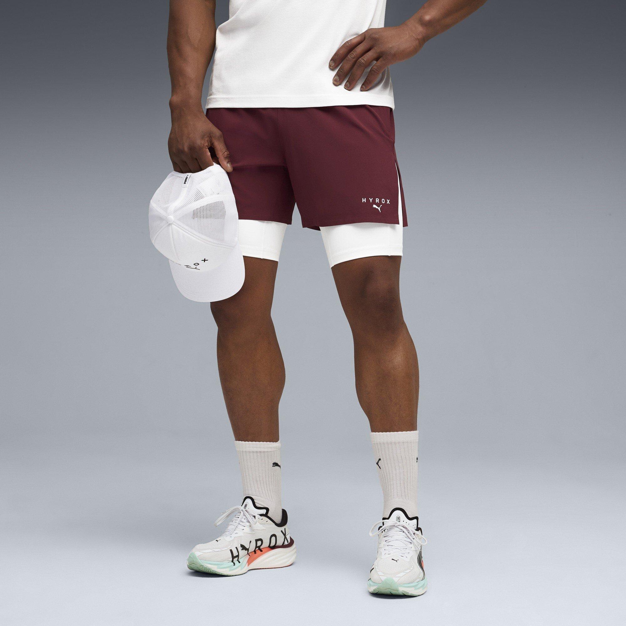 Kraťasy Puma Ruby Shimmer 9606815 Men's Hyrox 2-in-1 Performance Gym Shorts - 3