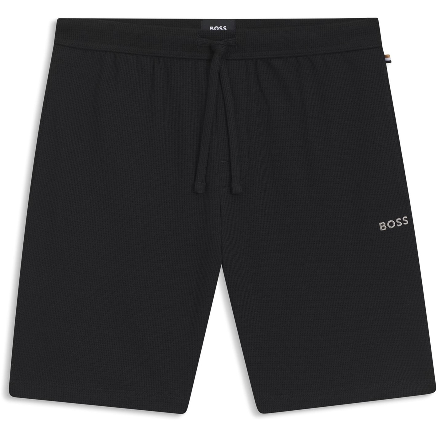 Kraťasy Boss Black 001 5472024 Mens BOSS Bodywear Waffle Soft Texture Shorts - 1